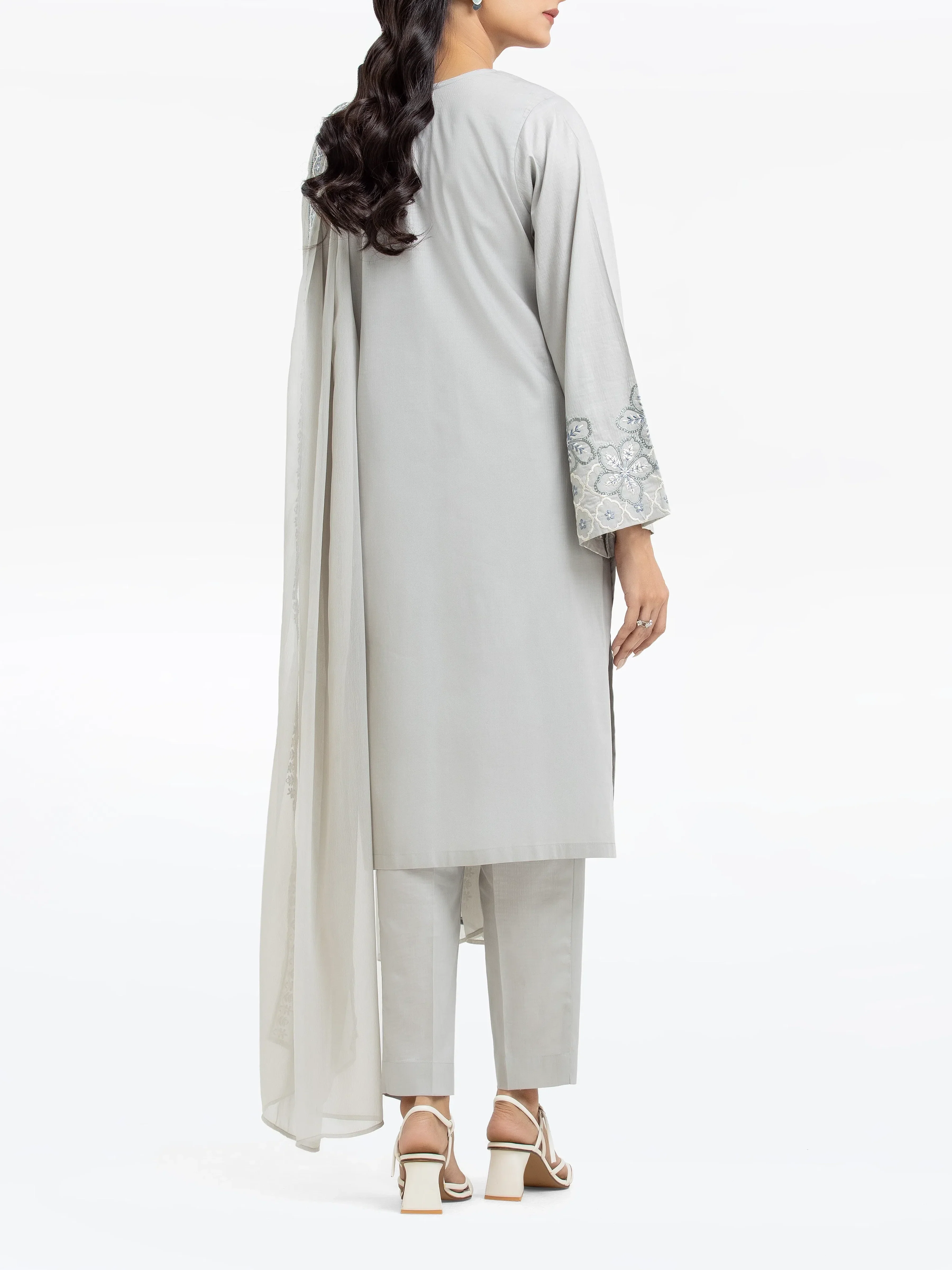 Pret Embroidered Dobby Suit - EWTKE24-81327-3P - Image 6