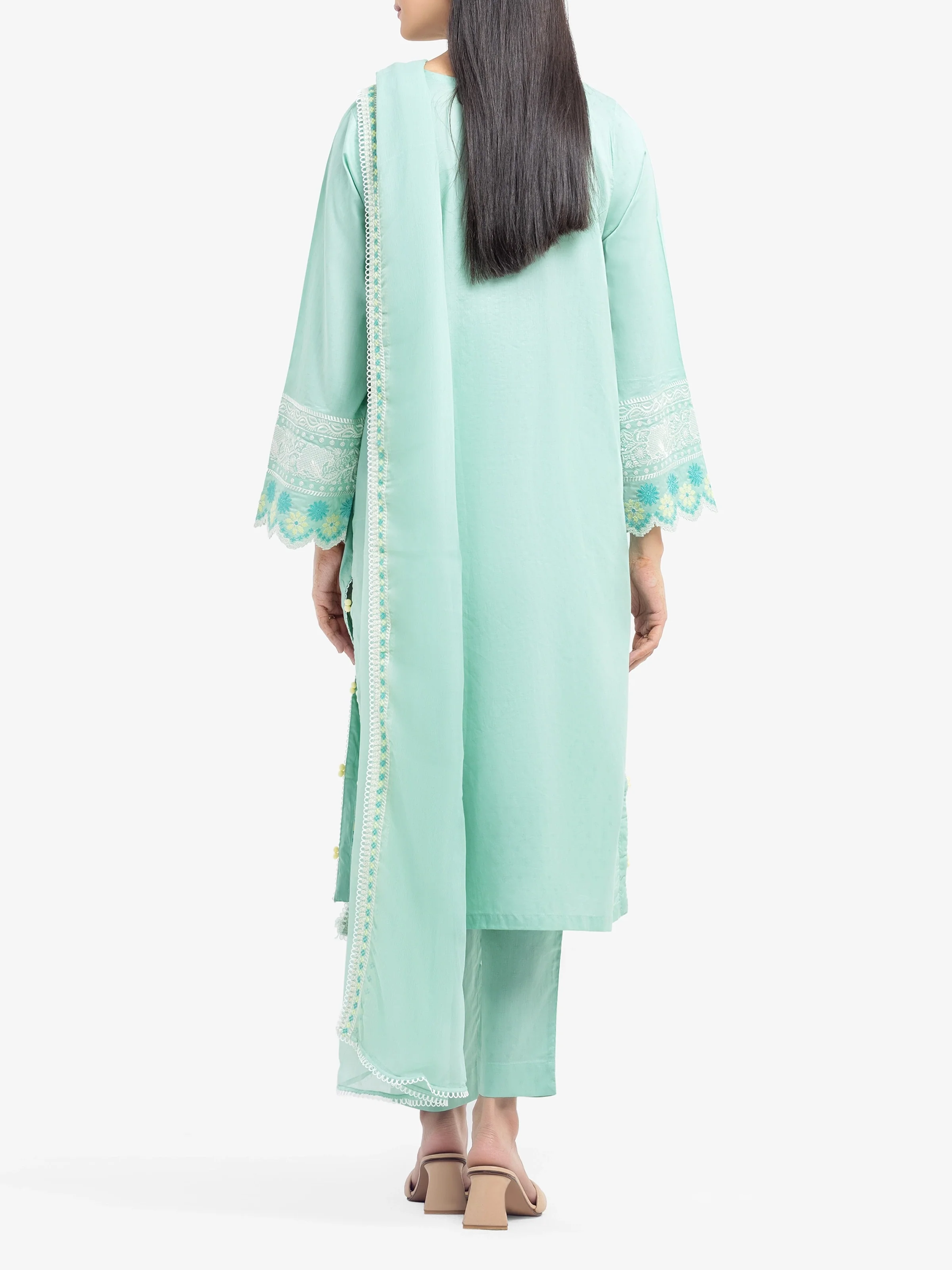 Pret Embroidered Dobby Suit - EWTKE24-81328-3P - Image 5