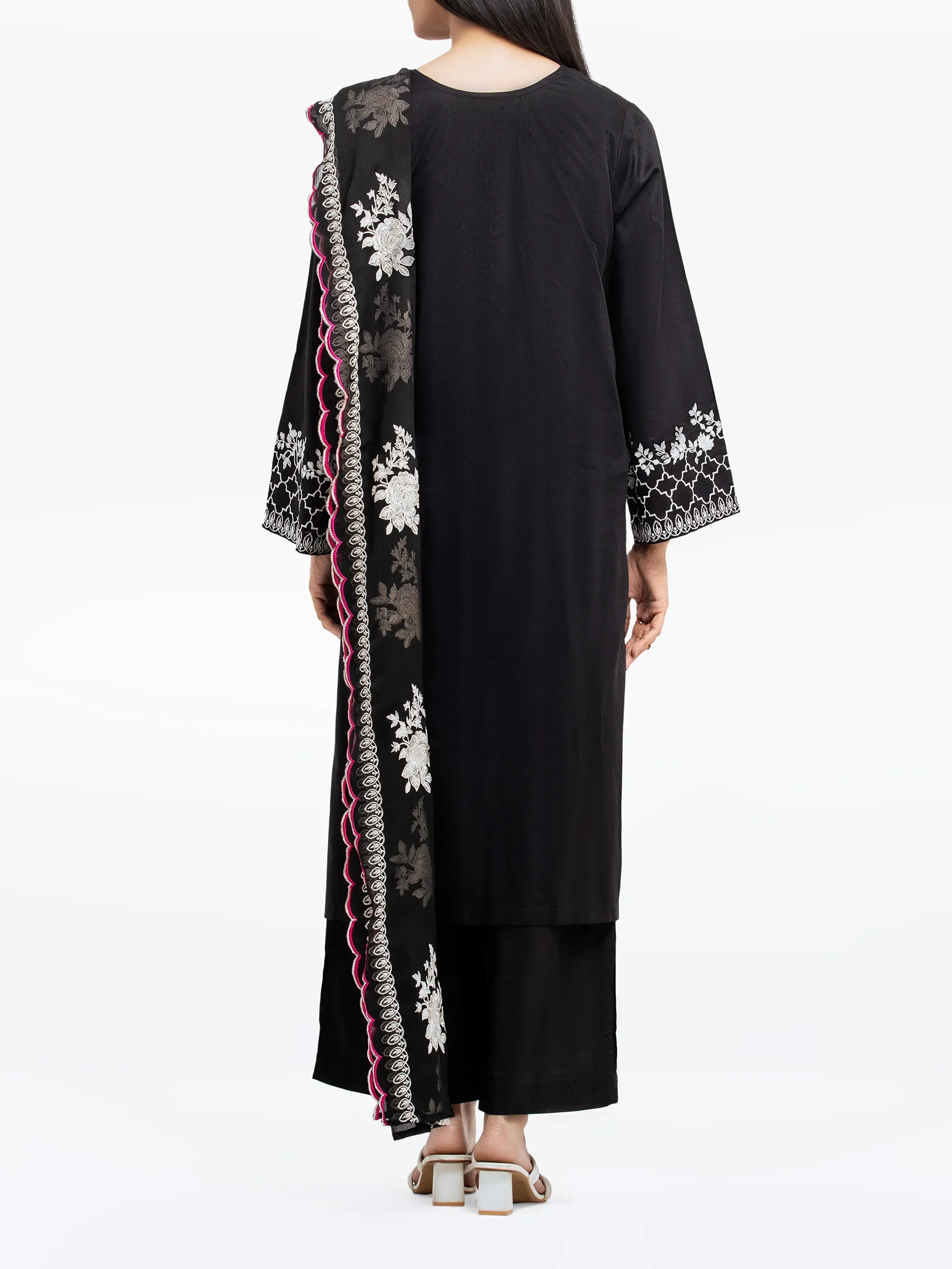 Pret Embroidered Dobby Suit - EWTKE24-81329-3P - Image 5