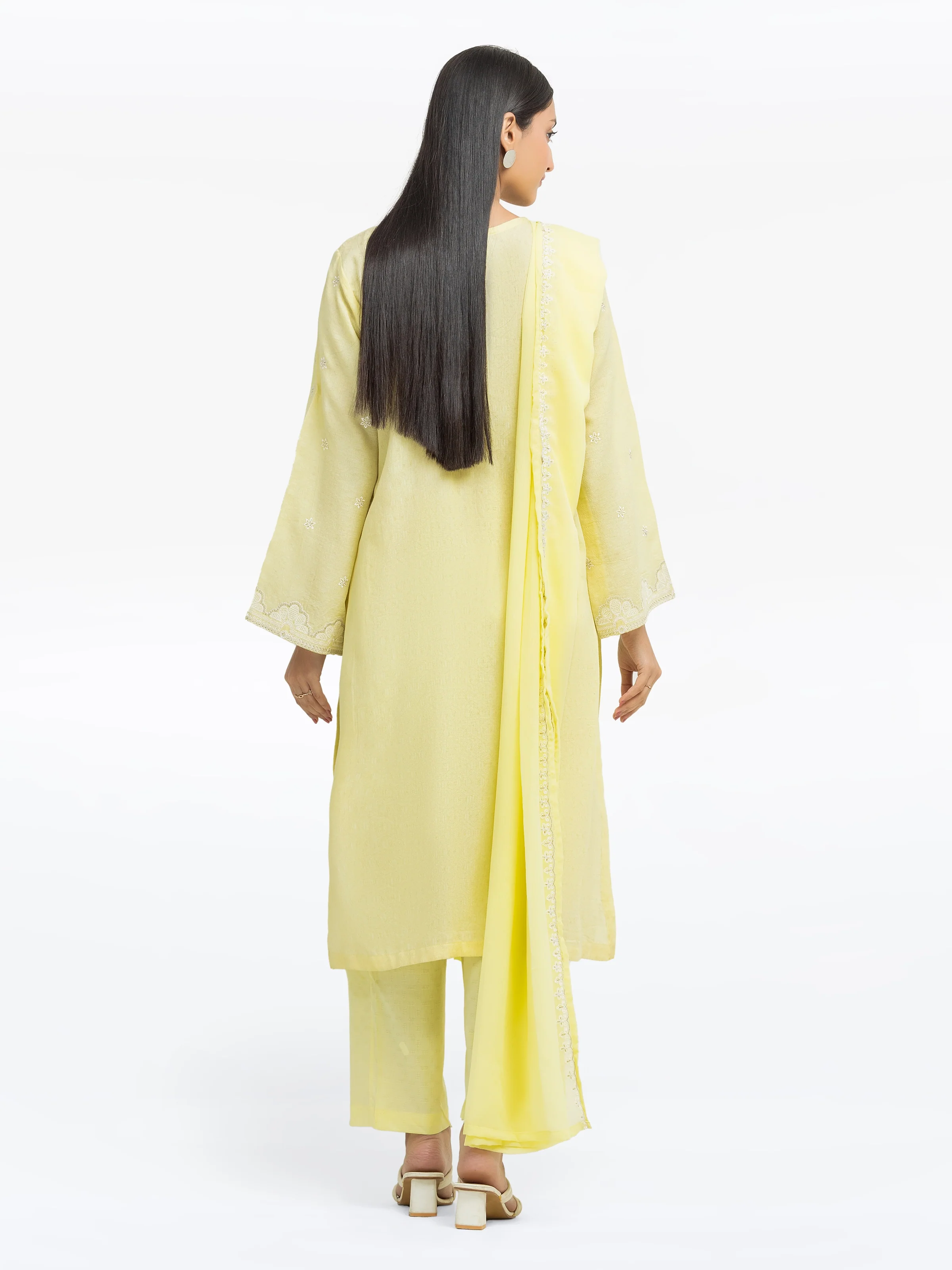Pret Embroidered Dobby Suit - EWTKE24-81332-3P - Image 6