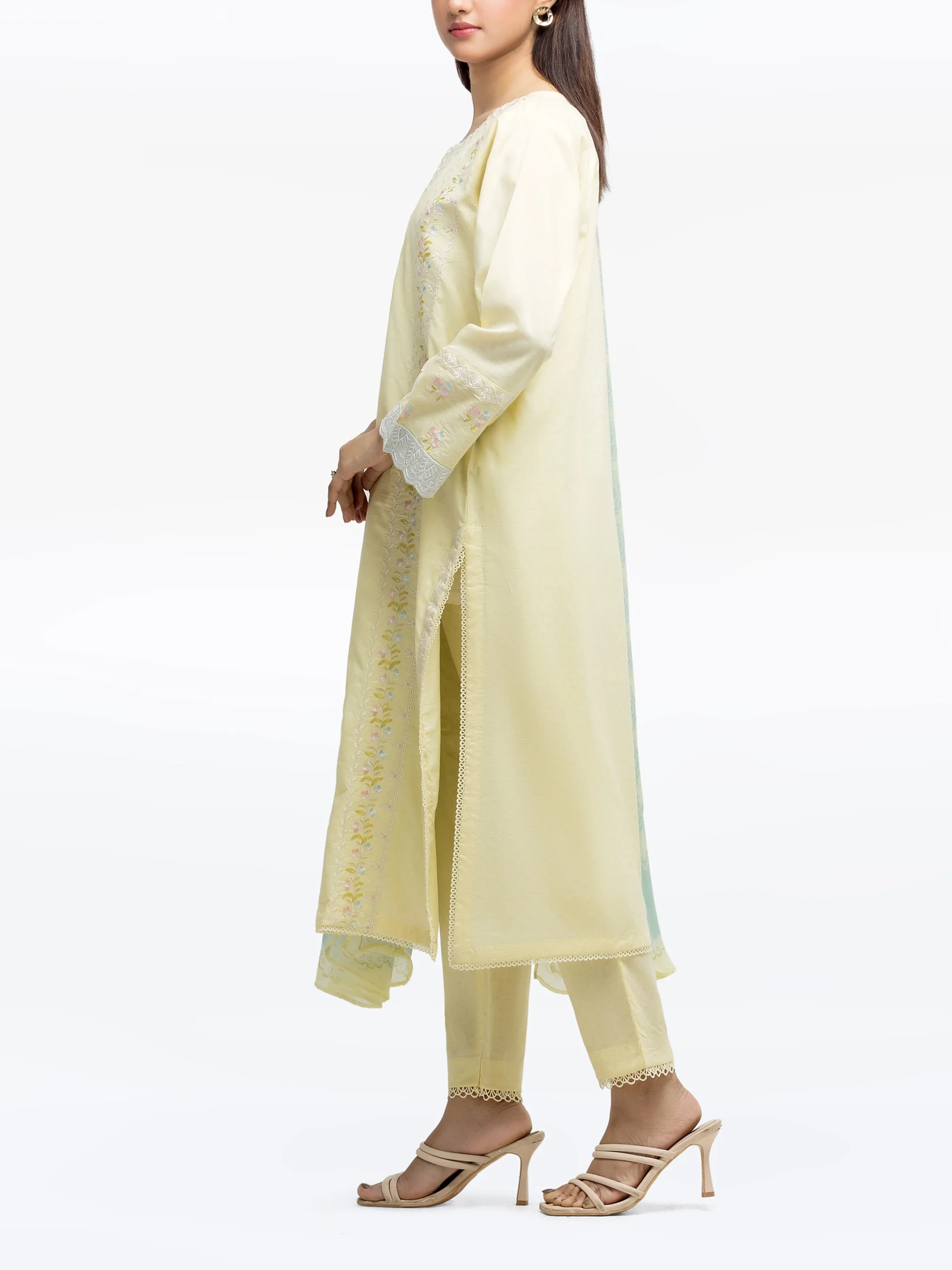 Pret Embroidered Dobby Suit - EWTKE24-81335-3P - Image 6