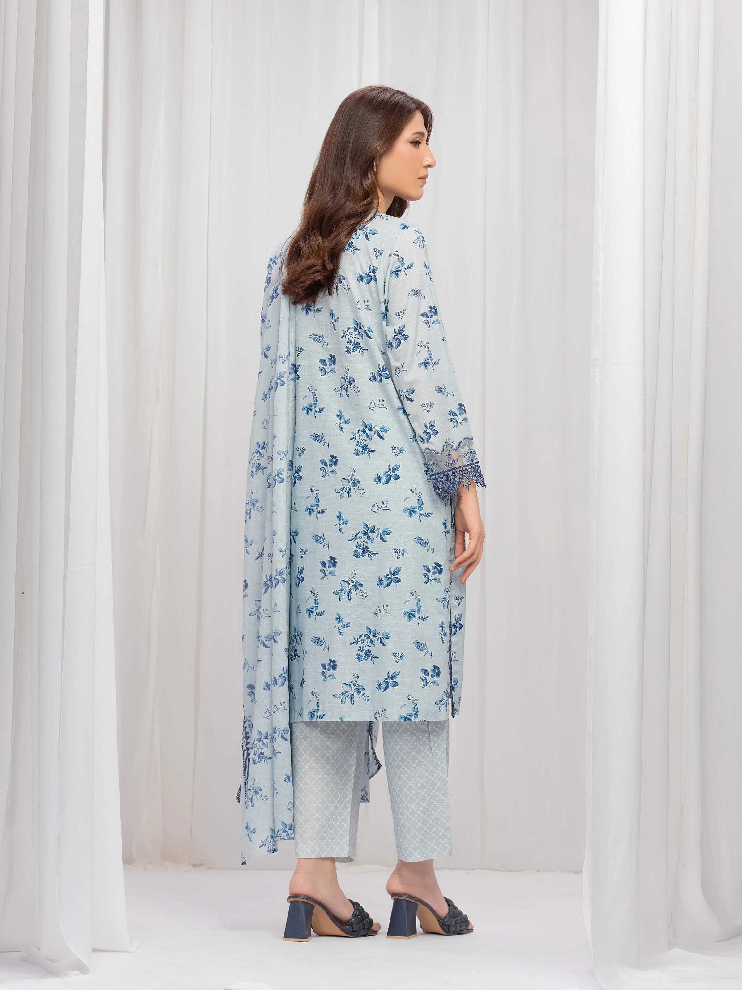 Pret Embroidered Khaddar Suit - EWTKE24-81321-3P - Image 6