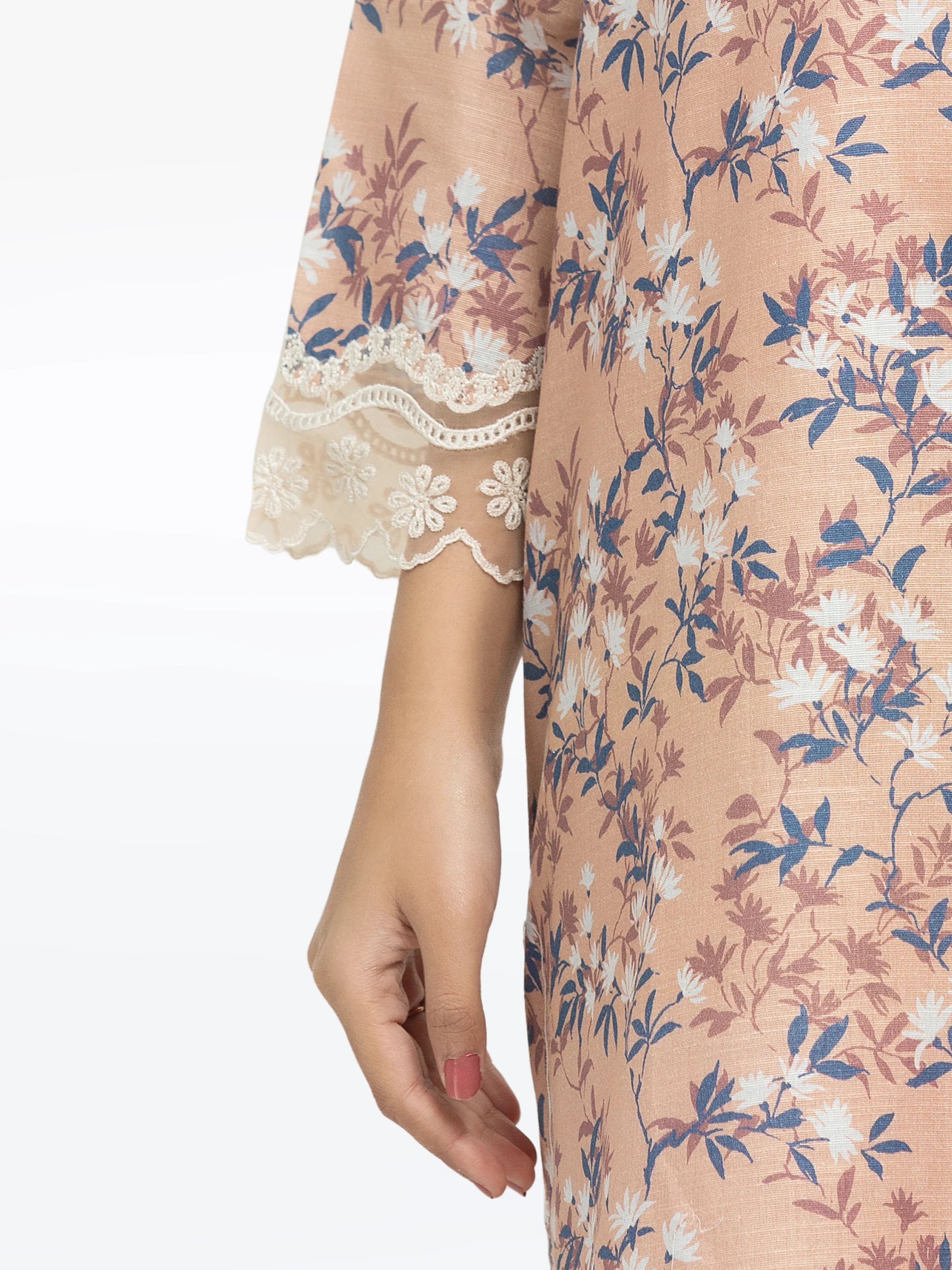 Pret Embroidered Khaddar Suit - EWTKE24-81324-3P - Image 4