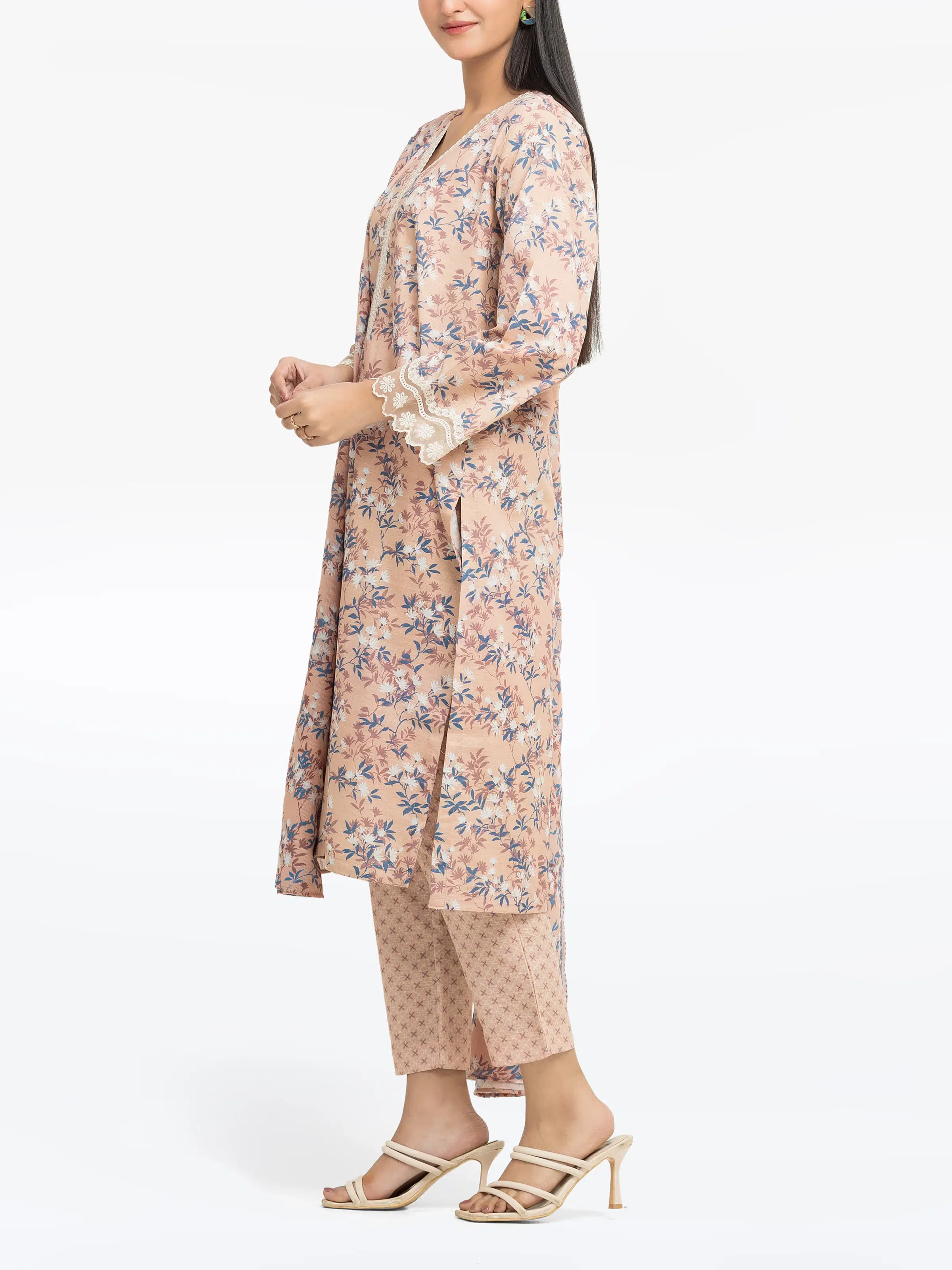 Pret Embroidered Khaddar Suit - EWTKE24-81324-3P - Image 5