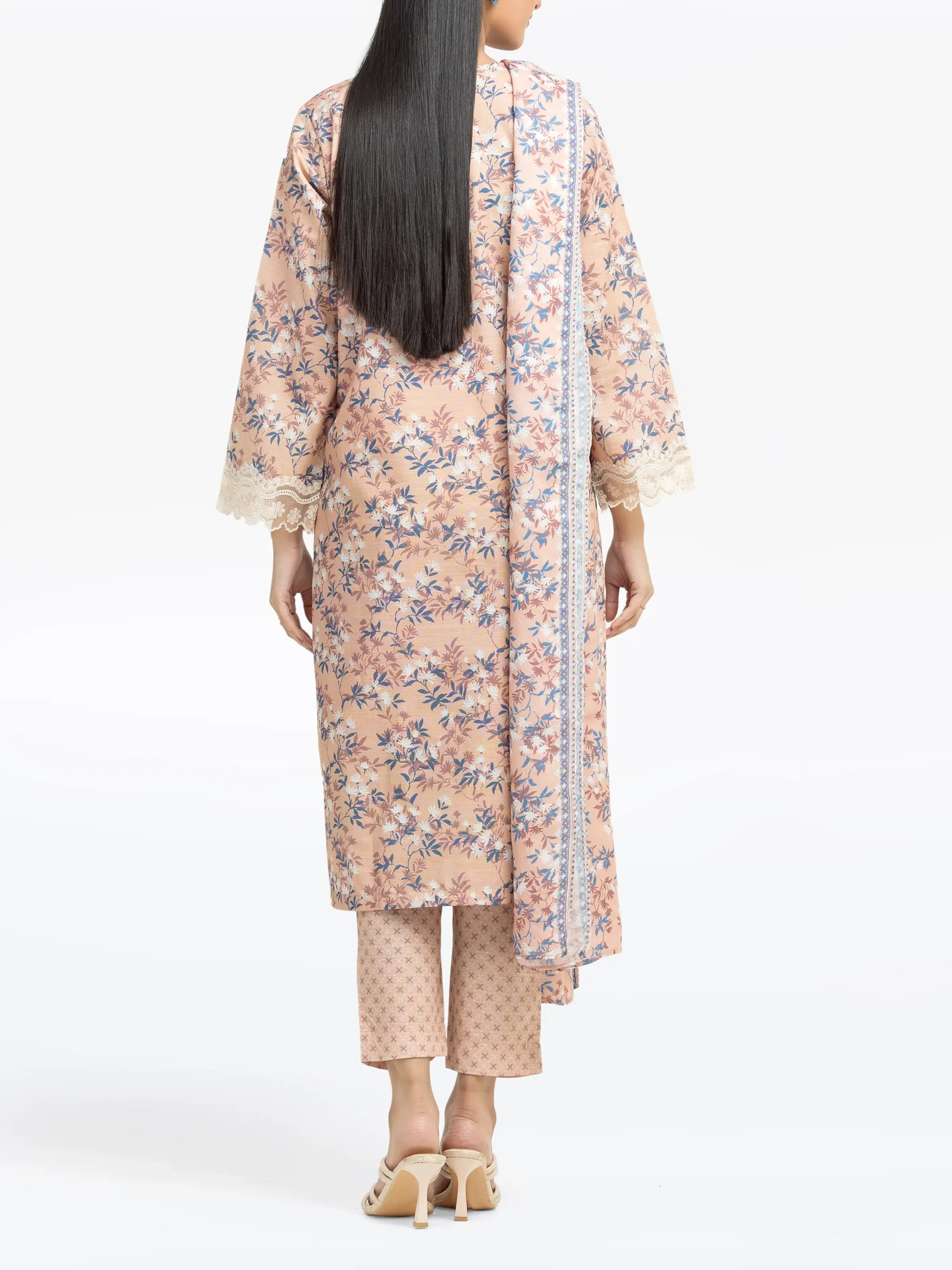 Pret Embroidered Khaddar Suit - EWTKE24-81324-3P - Image 6