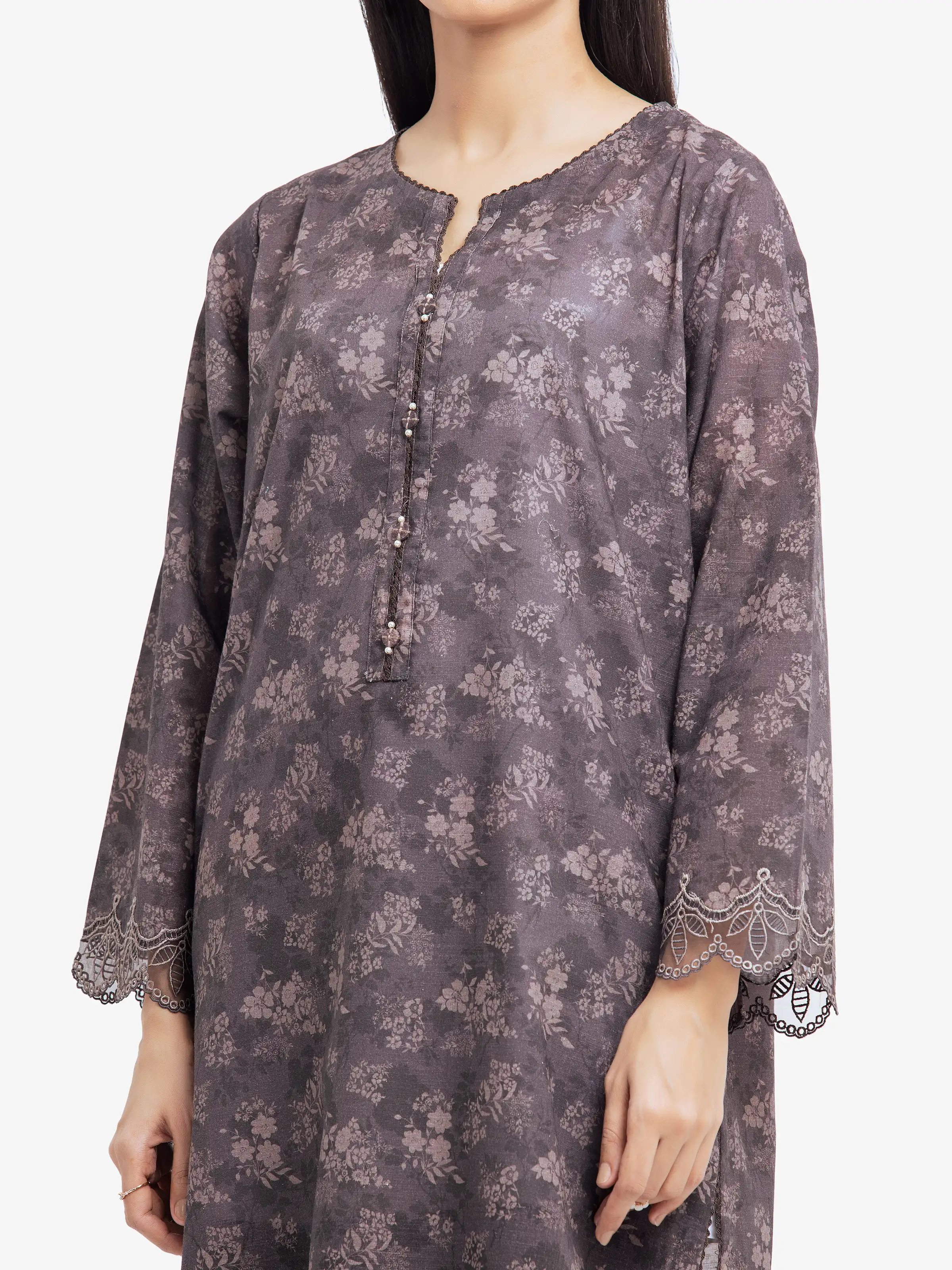 Pret Embroidered Khaddar Suit - EWTKE24-81536-3P - Image 3