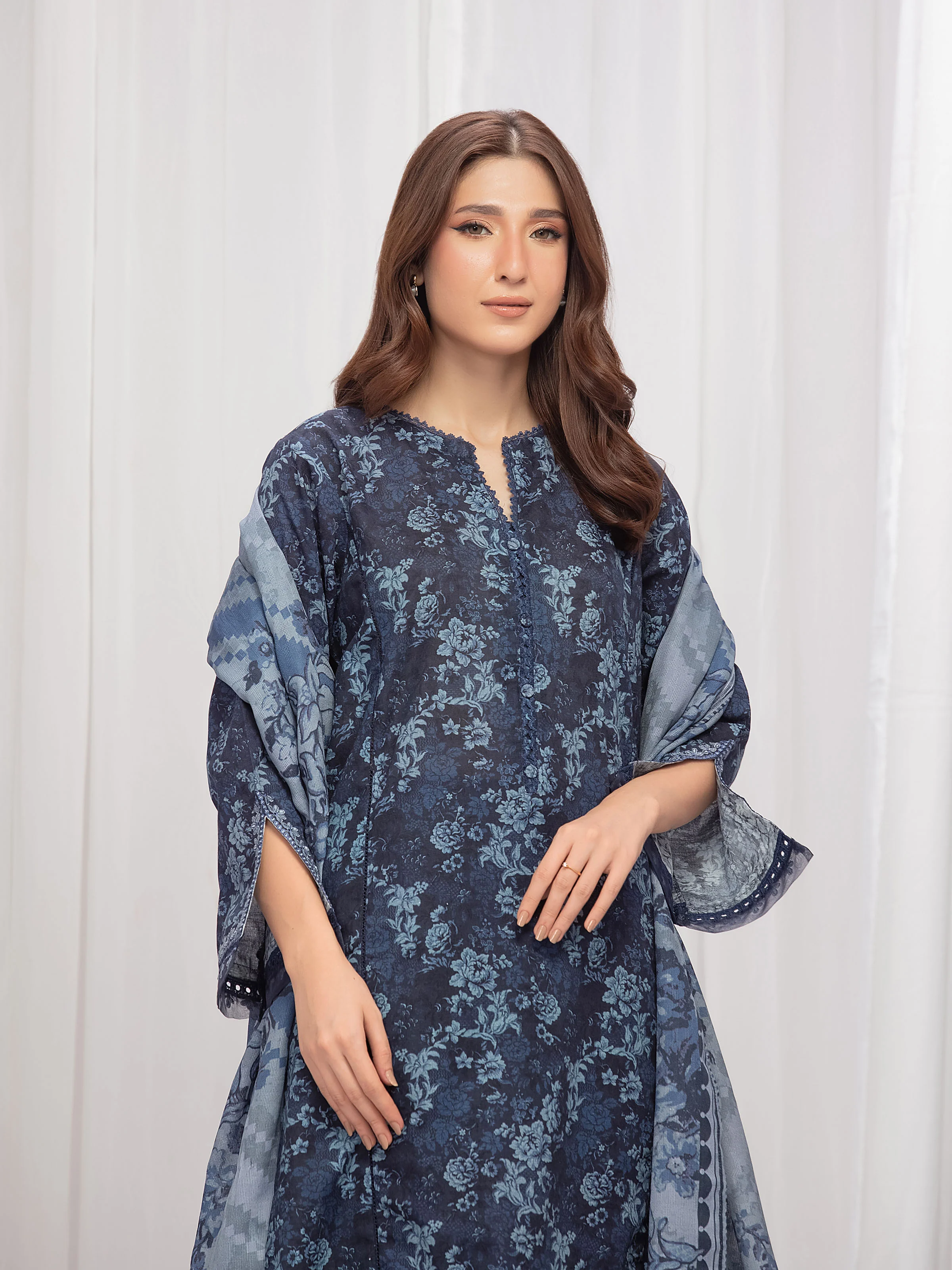Pret Printed Khaddar Suit - EWTKE24-81539-3P - Image 2