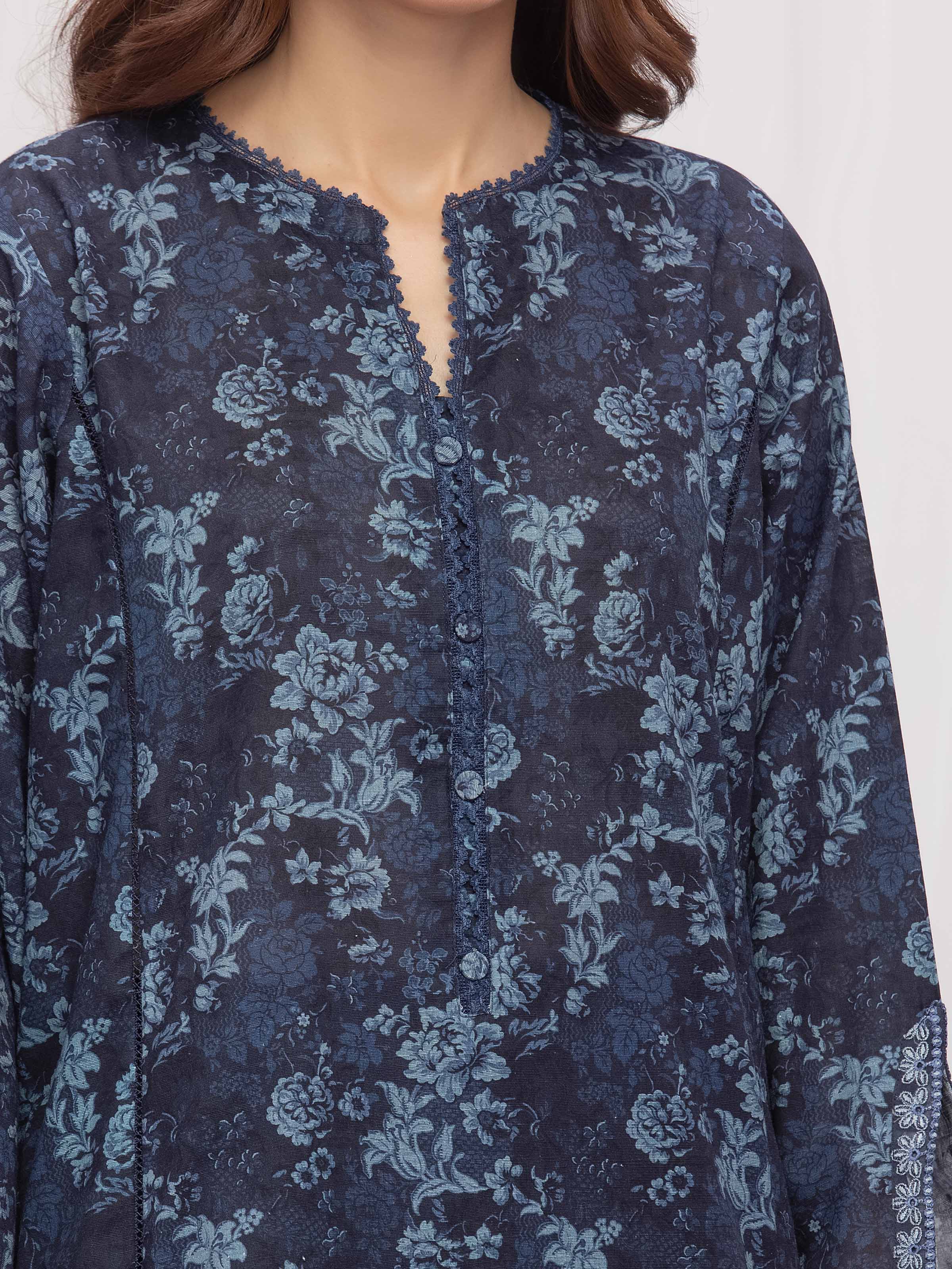 Pret Printed Khaddar Suit - EWTKE24-81539-3P - Image 3