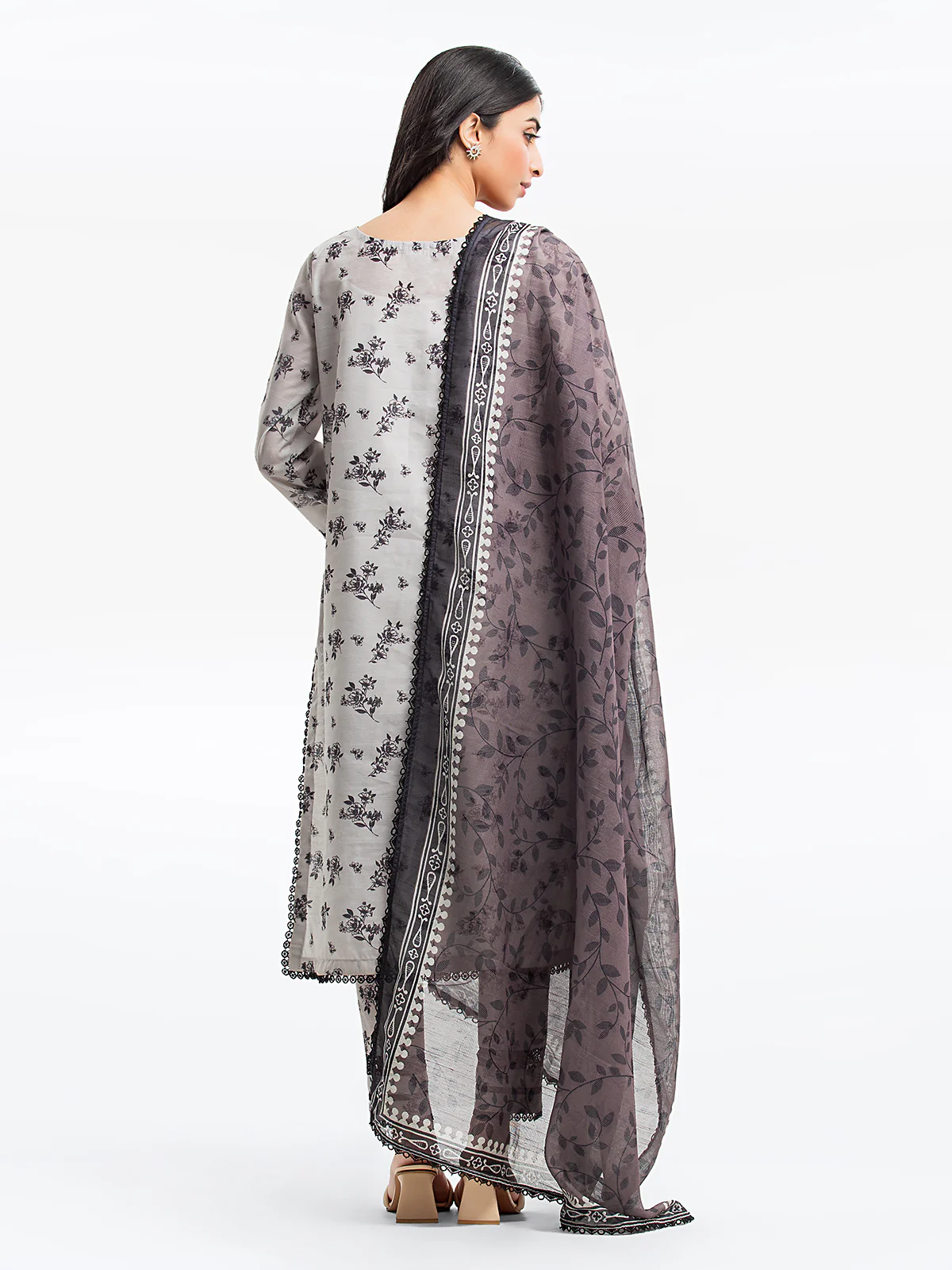 Pret Embroidered Lawn Slub Suit - EWTKE24-69641-3P - Image 6