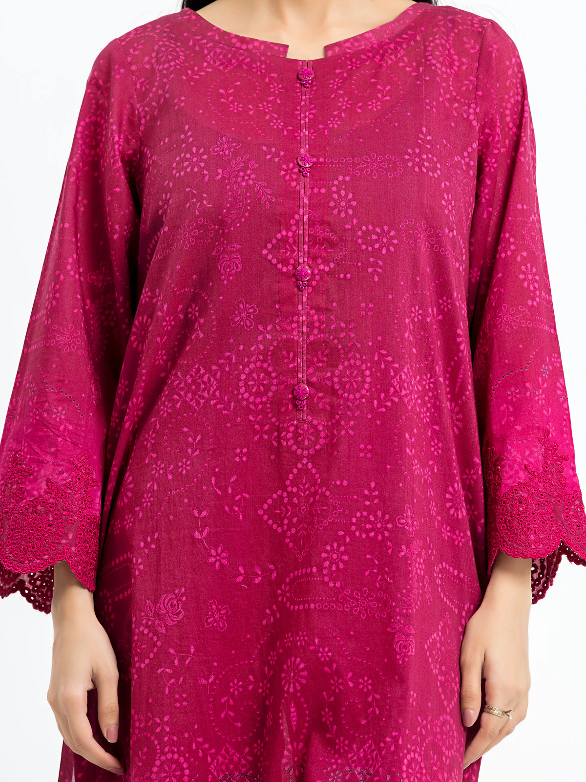 Pret Embroidered Lawn Suit - EWTKE24-80155-3P - Image 4