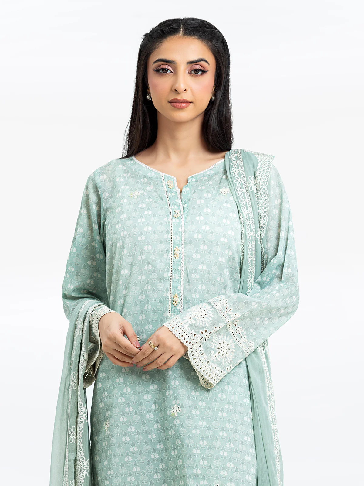 Pret Embroidered Lawn Suit - EWTKE24-81007-3P - Image 2