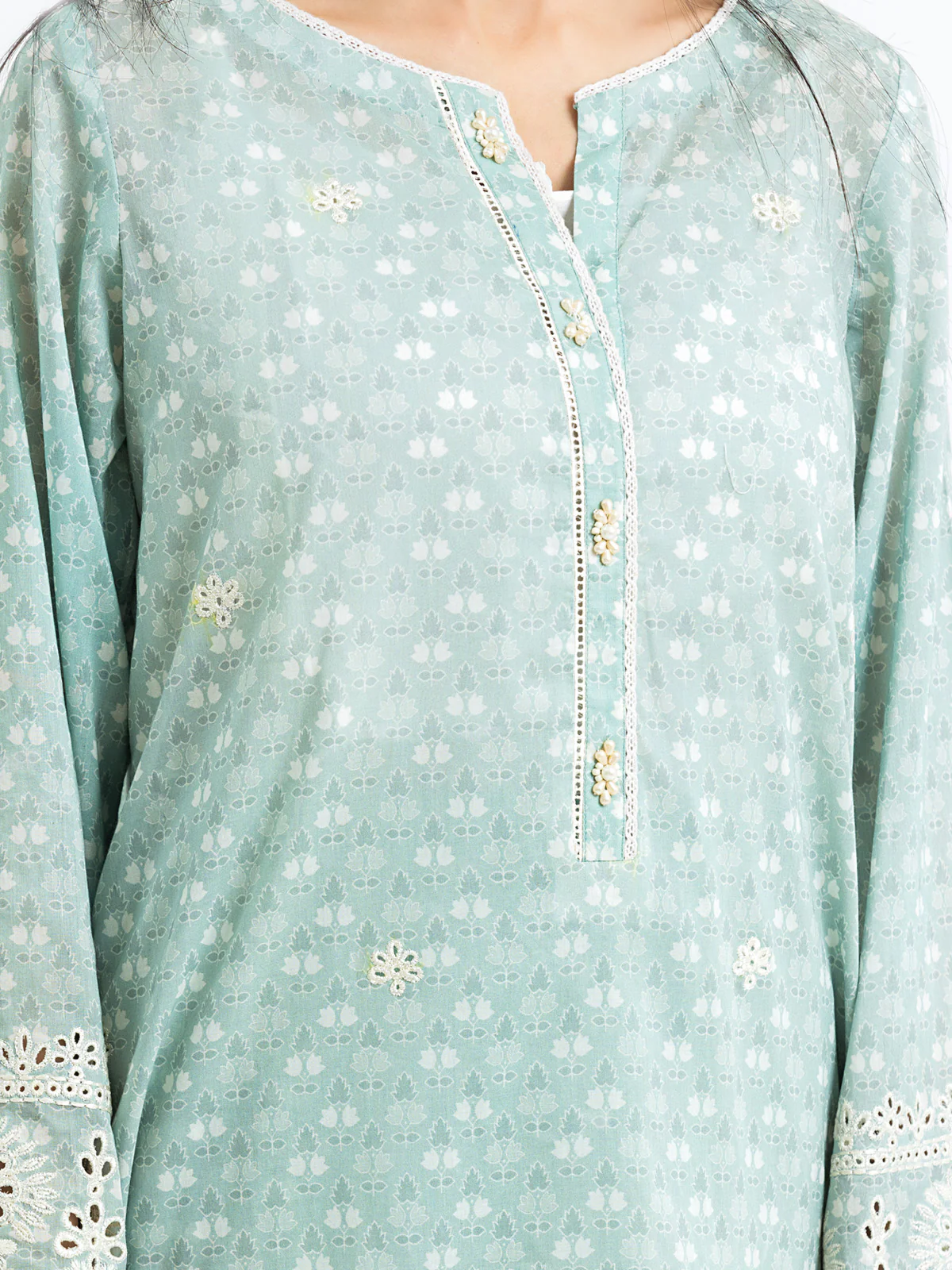 Pret Embroidered Lawn Suit - EWTKE24-81007-3P - Image 4