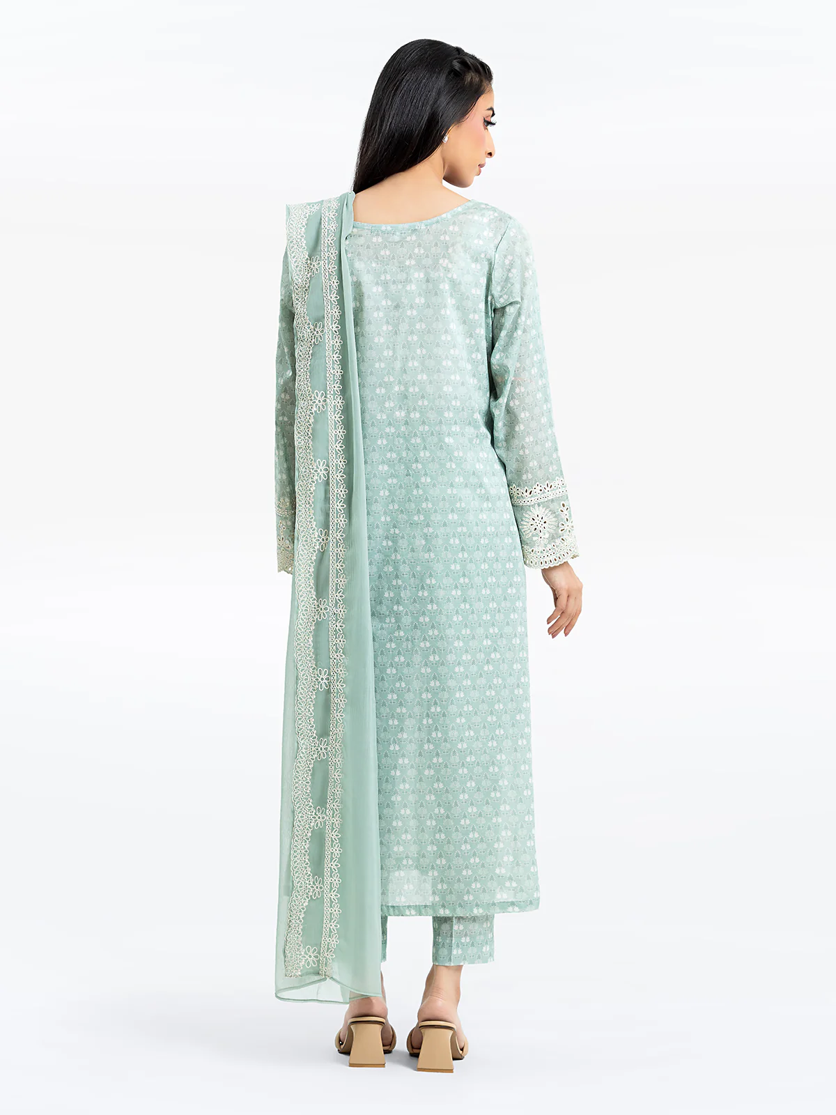 Pret Embroidered Lawn Suit - EWTKE24-81007-3P - Image 6