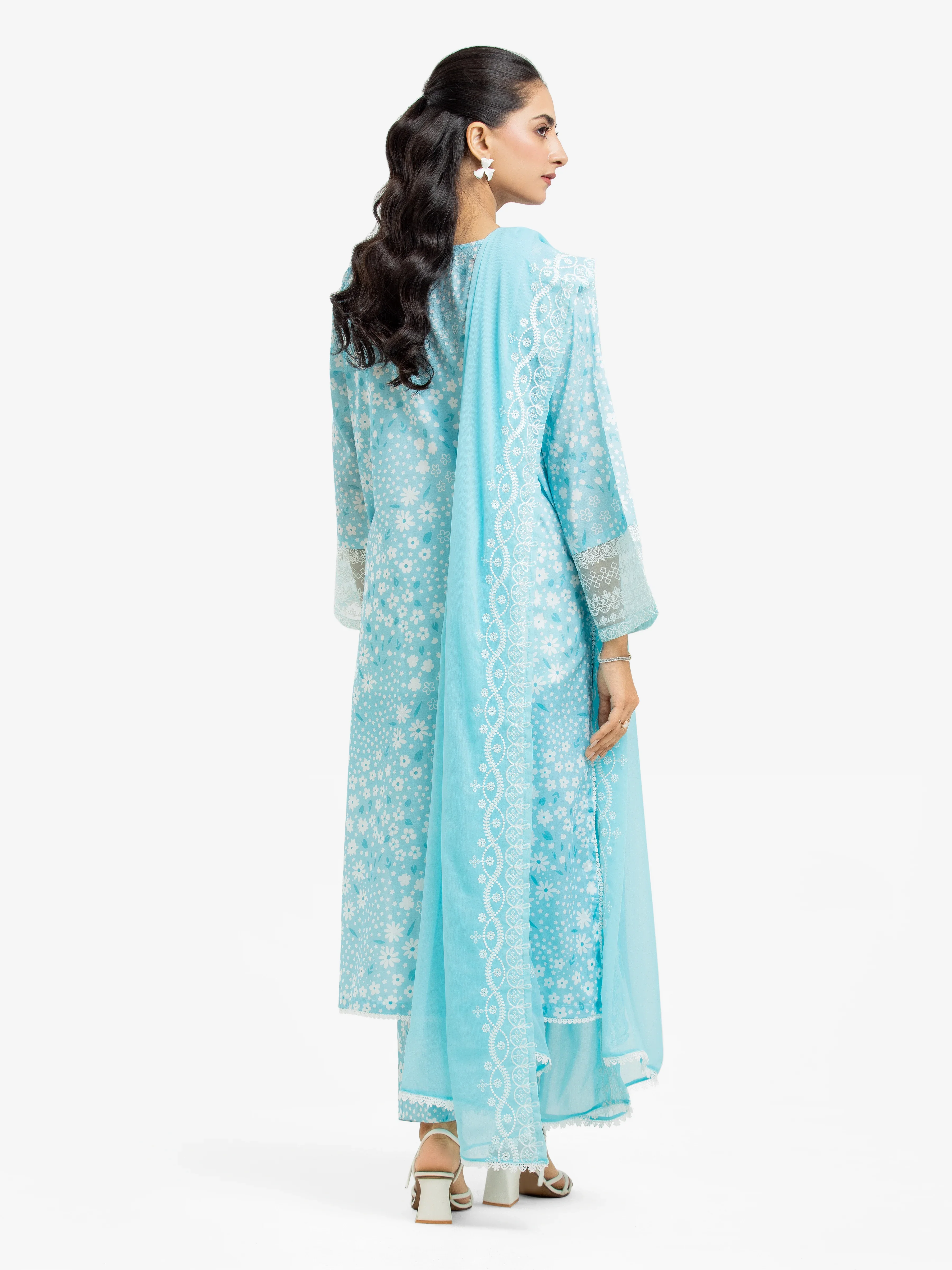 Pret Embroidered Lawn Suit - EWTKE24-81015-3P - Image 6