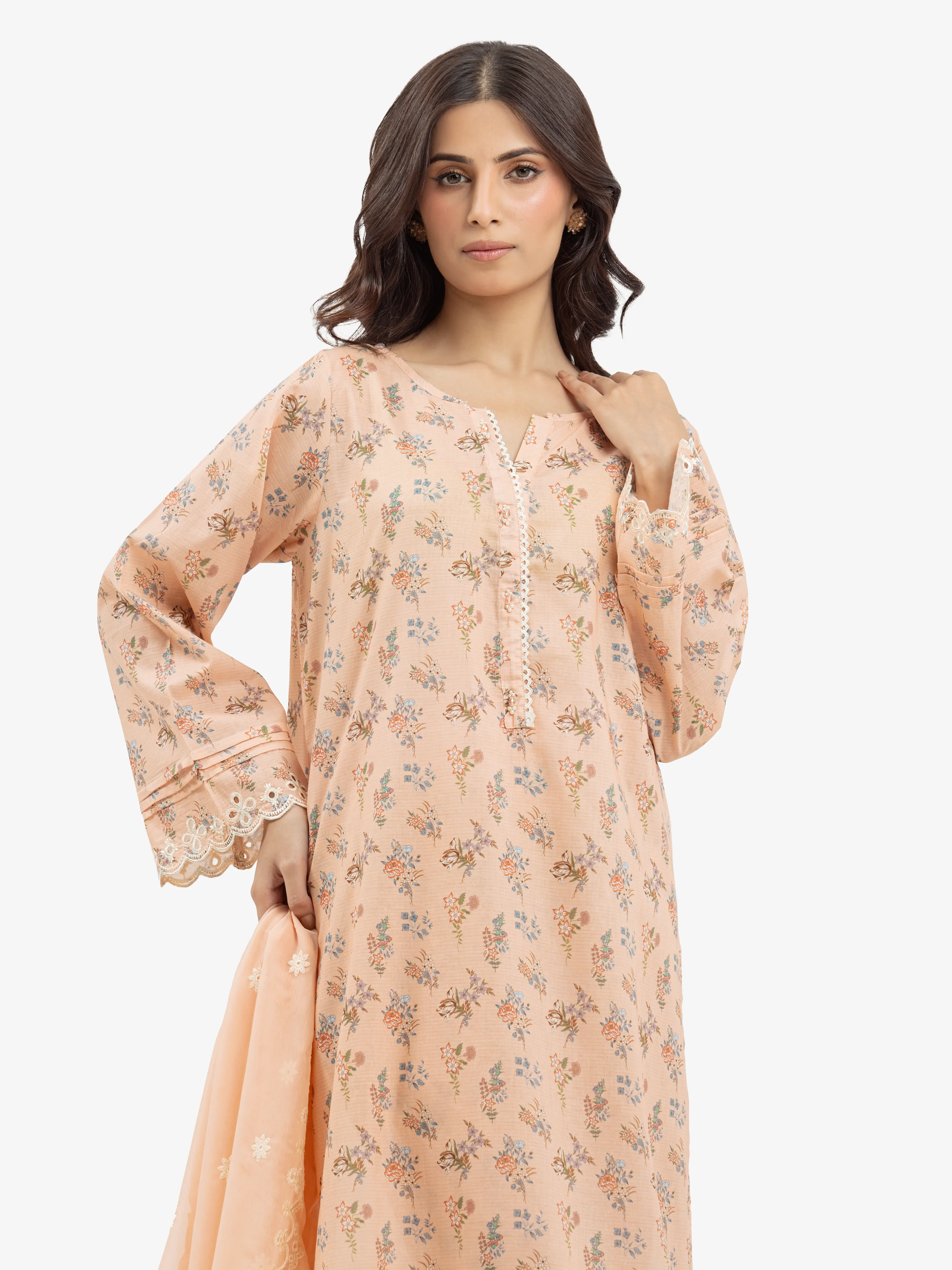 Pret Embroidered Lawn Suit - EWTKE24-81016-3P - Image 2