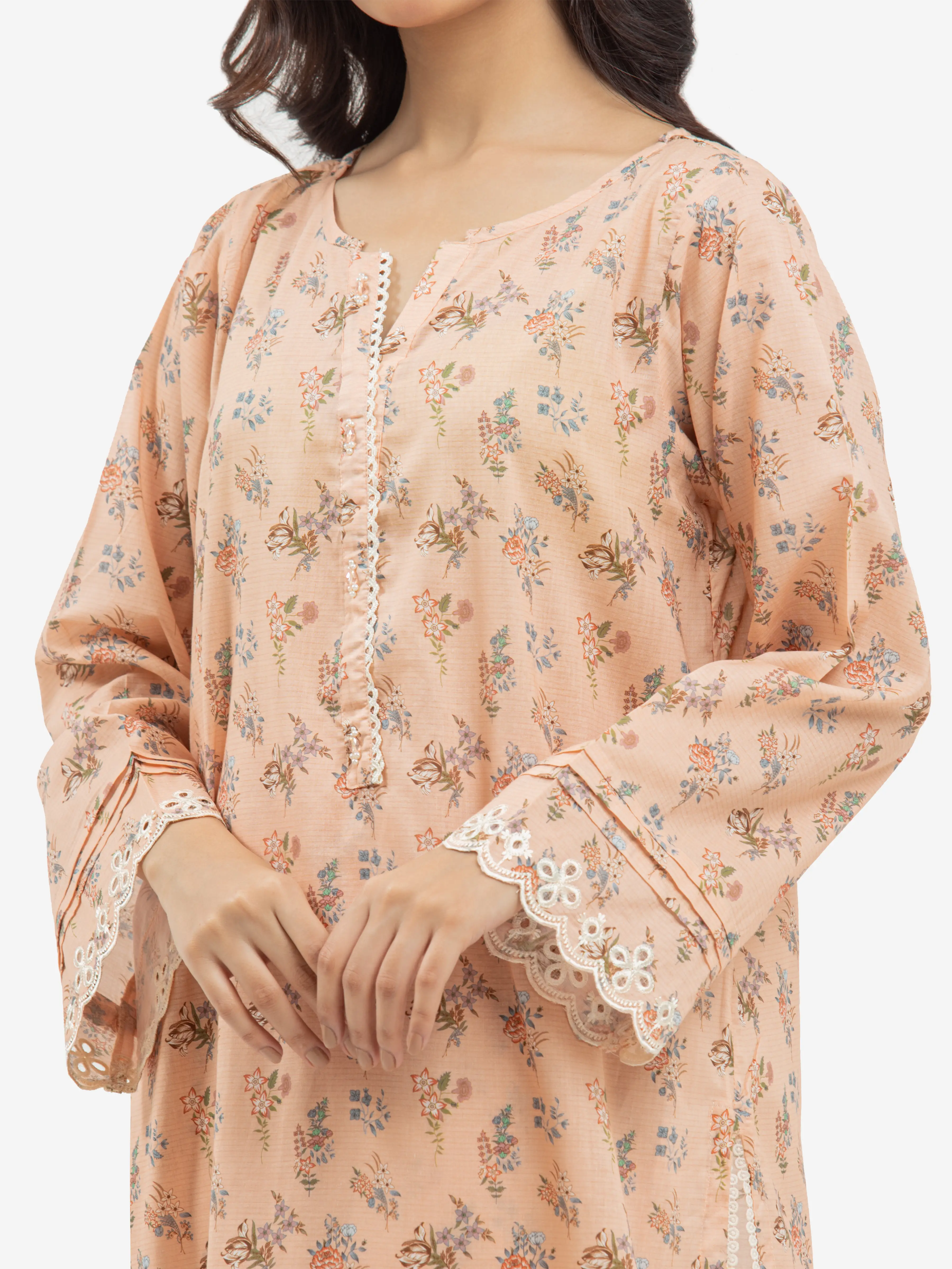 Pret Embroidered Lawn Suit - EWTKE24-81016-3P - Image 3