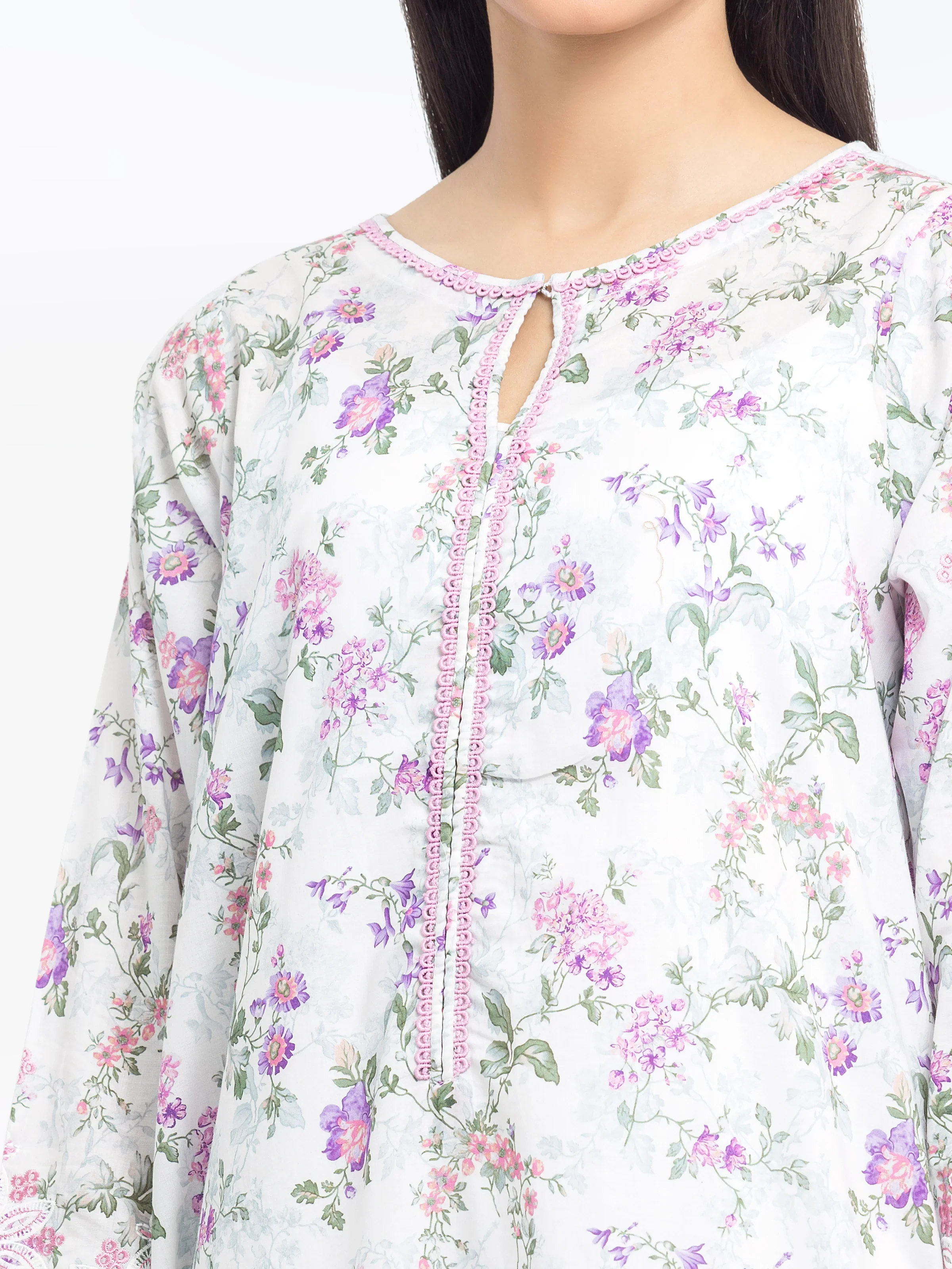 Pret Embroidered Lawn Suit - EWTKE24-81150-3P - Image 2