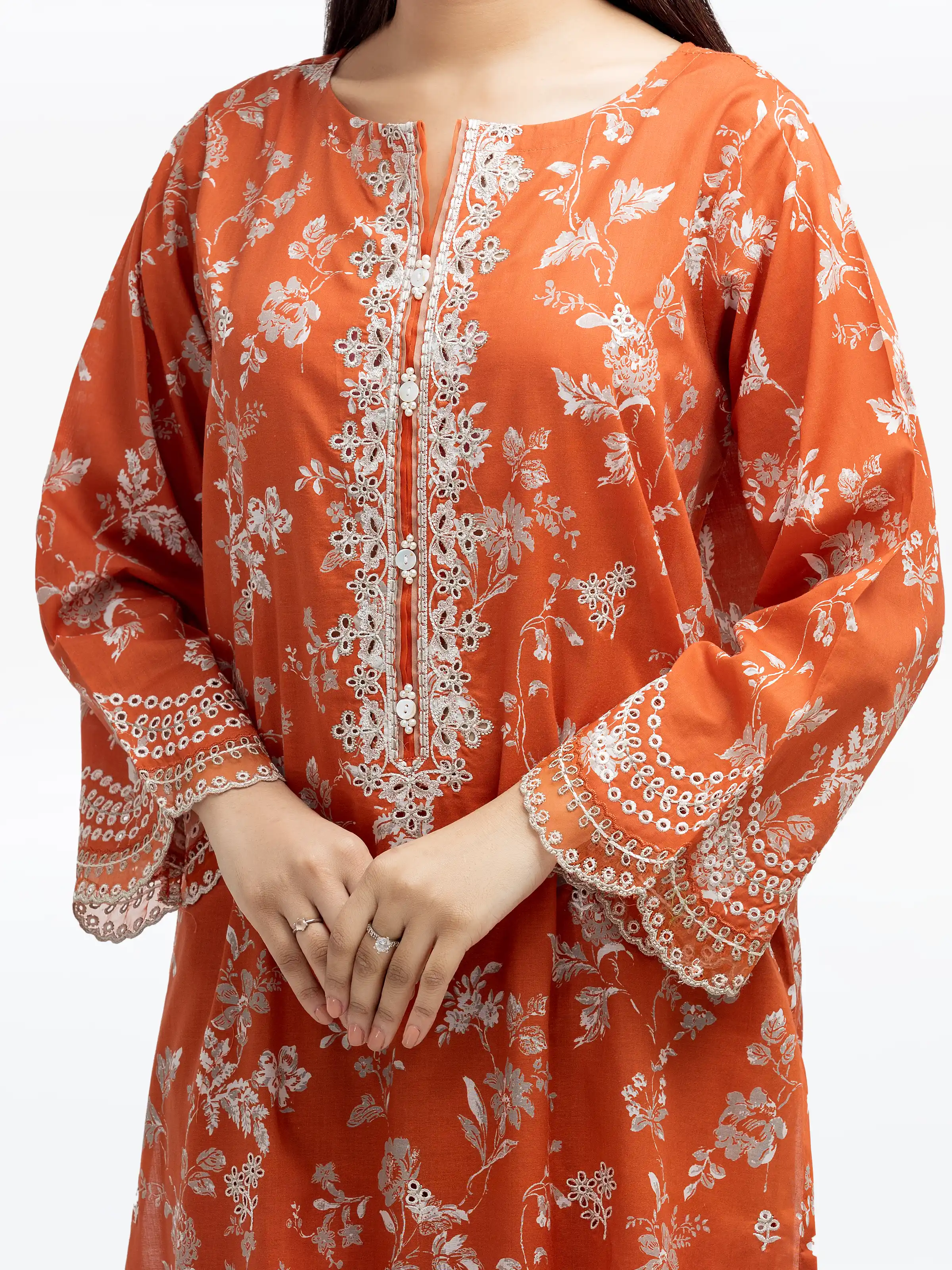 Pret Embroidered Lawn Suit - EWTKE24-81151-3P - Image 3