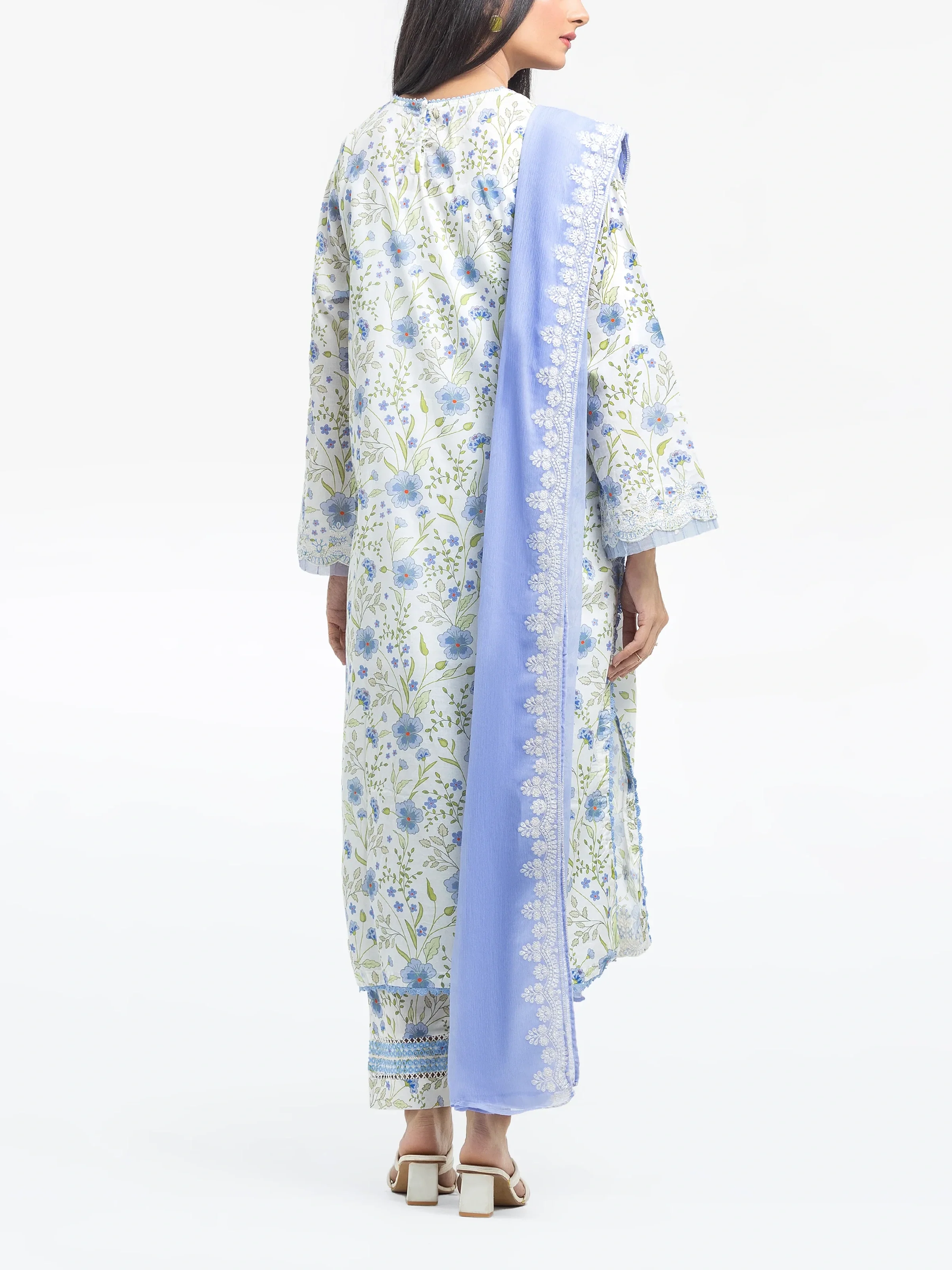 Pret Embroidered Lawn Suit - EWTKE24-81152-3P - Image 5