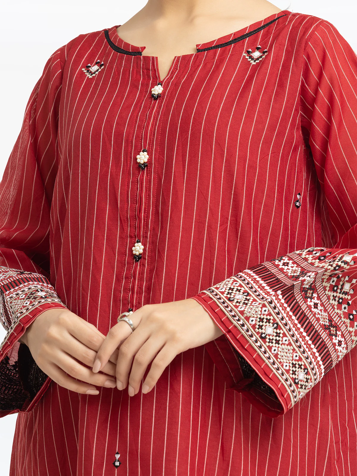 Pret Embroidered Poly Cotton Suit - EWTKE24-80102-3P - Image 3