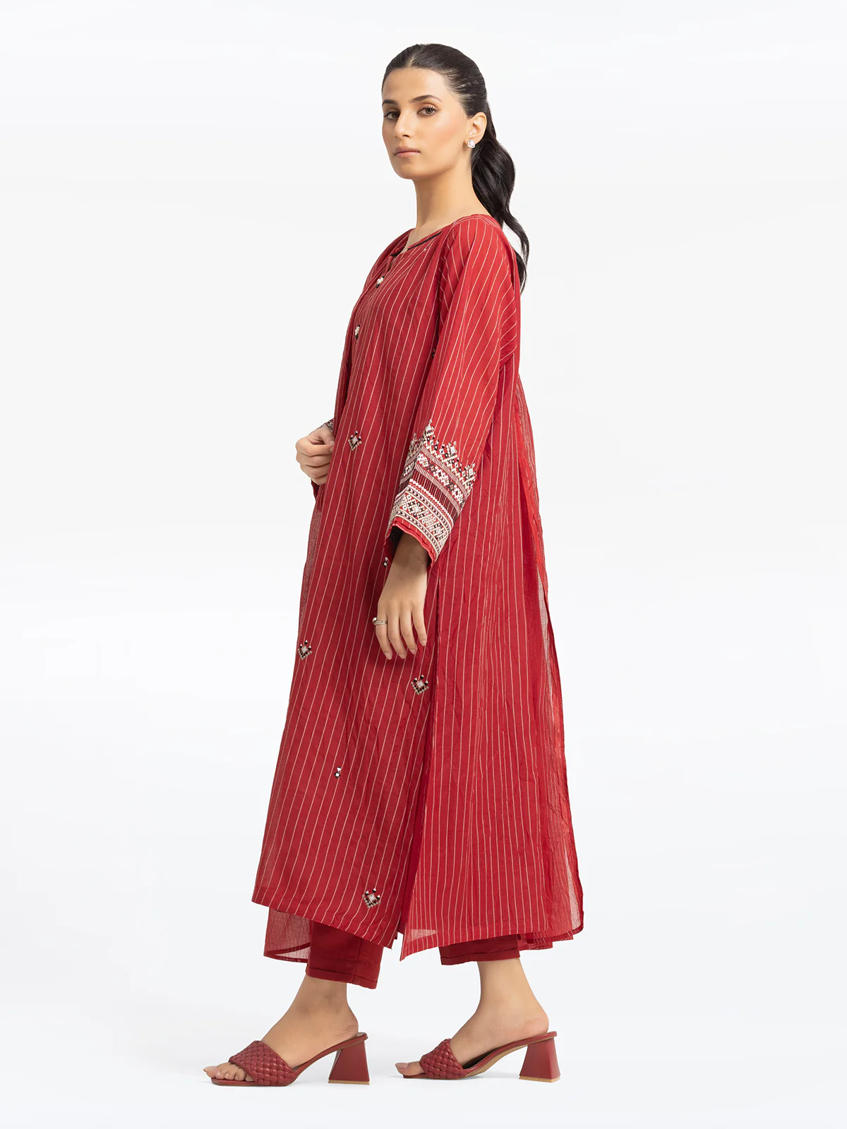 Pret Embroidered Poly Cotton Suit - EWTKE24-80102-3P - Image 4