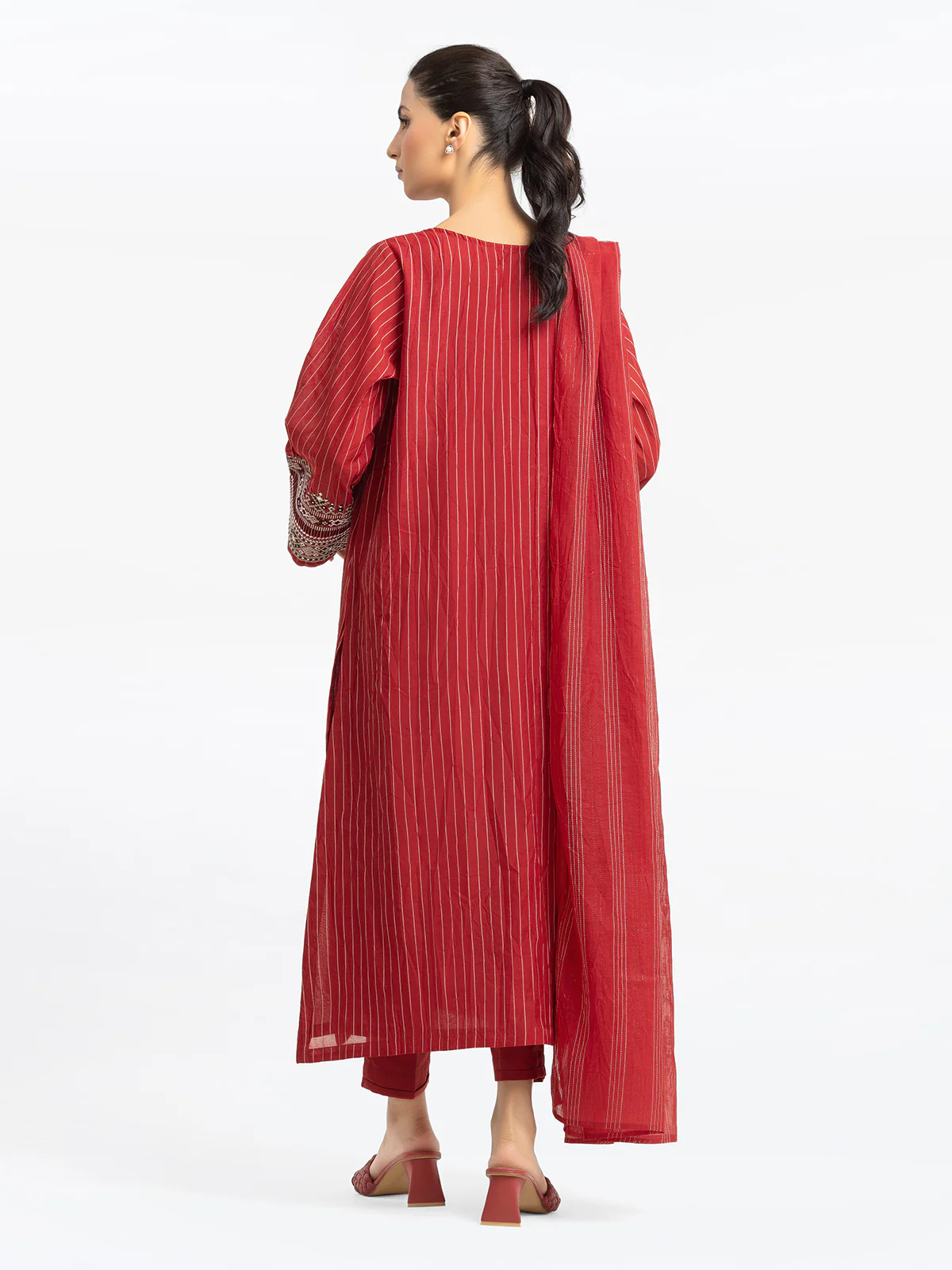 Pret Embroidered Poly Cotton Suit - EWTKE24-80102-3P - Image 5