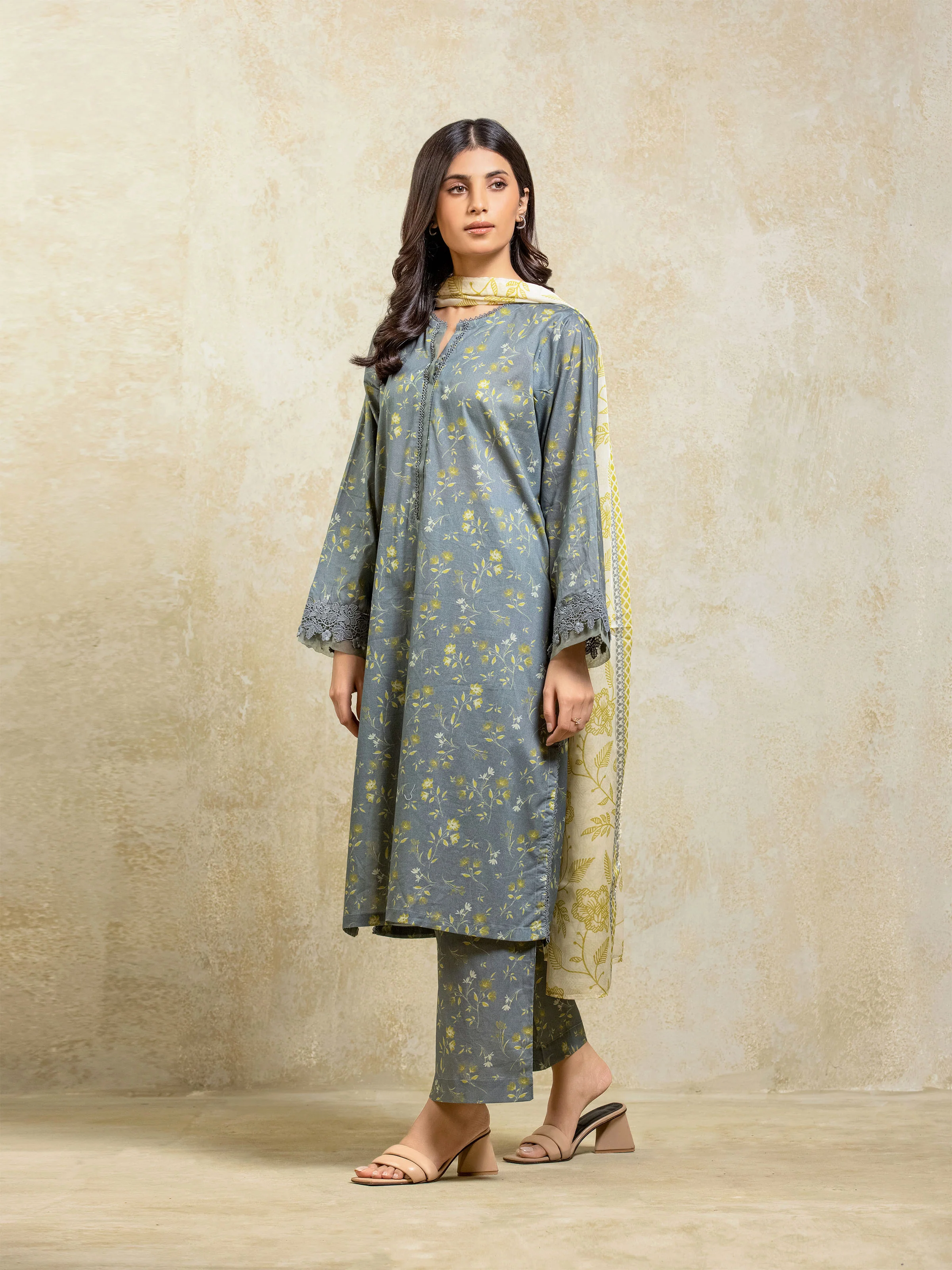 Pret Printed Cambric Suit - EWTKP5-81703-3P - Image 4