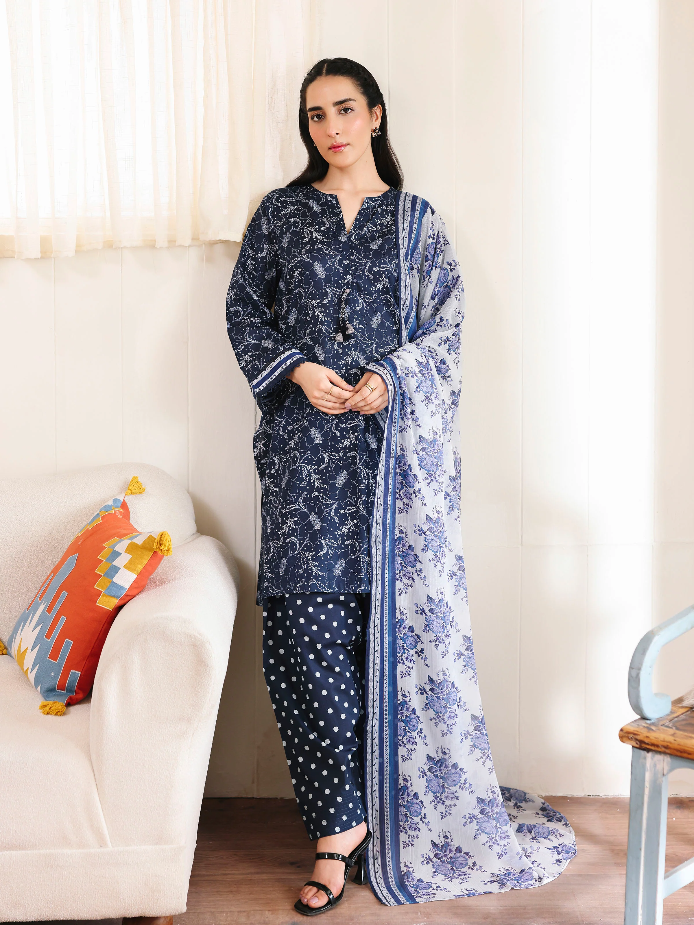 Pret Printed Cambric Suit - EWTKP5-81705-3P - Image 2