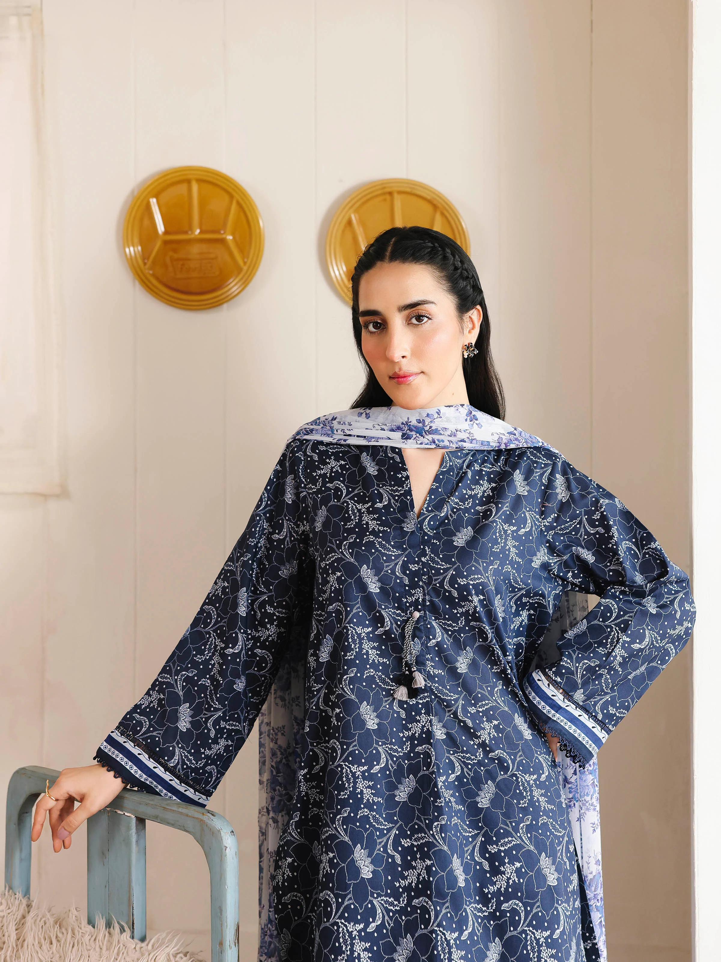 Pret Printed Cambric Suit - EWTKP5-81705-3P - Image 3