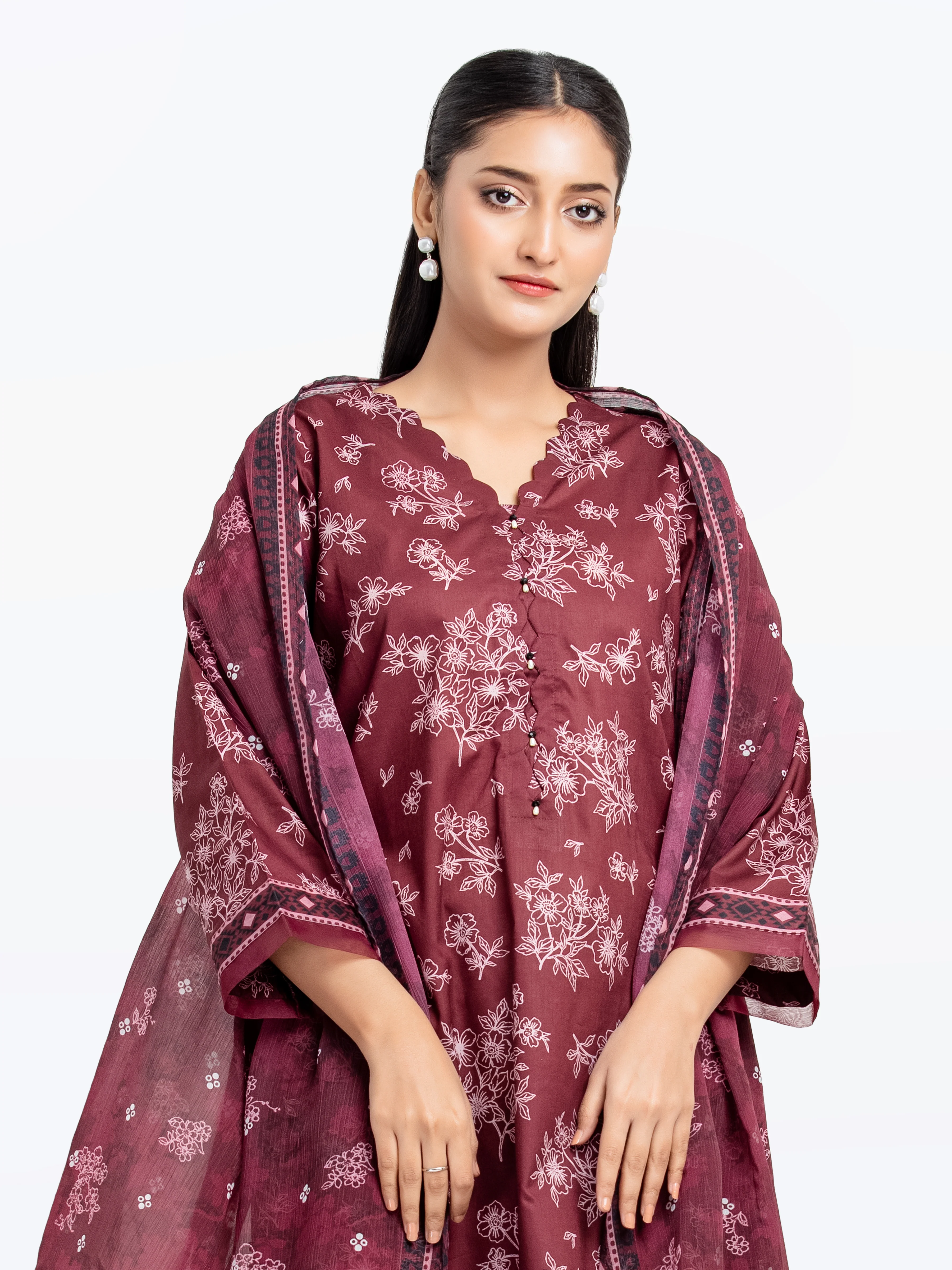 Pret Printed Cambric Suit - EWTKP5-81709-3P - Image 2
