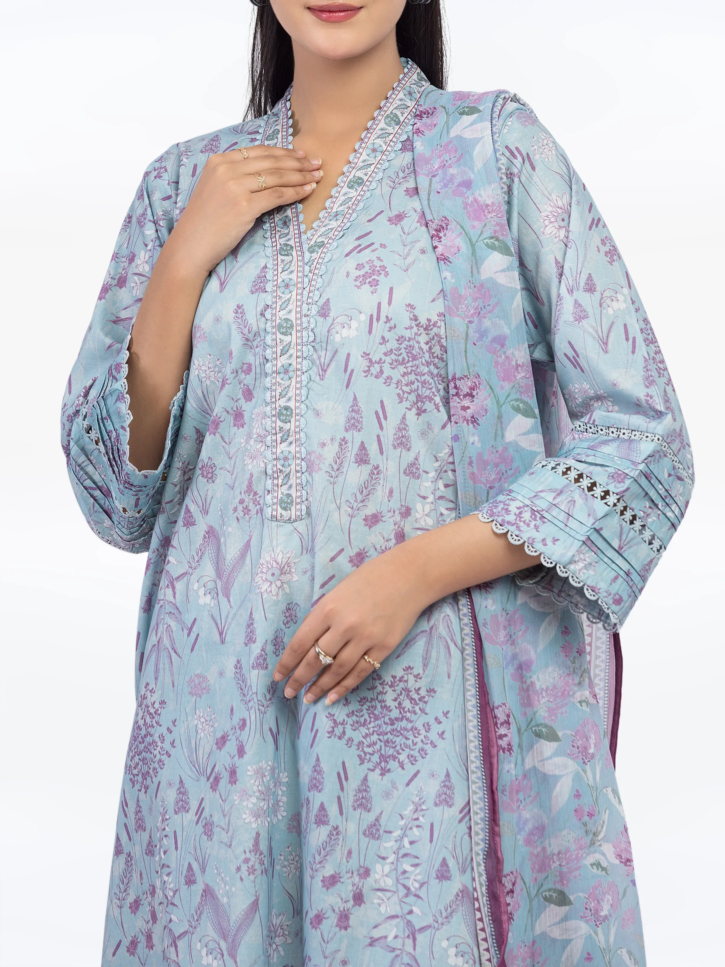 Pret Printed Cambric Suit - EWTKP5-81713-3P - Image 2