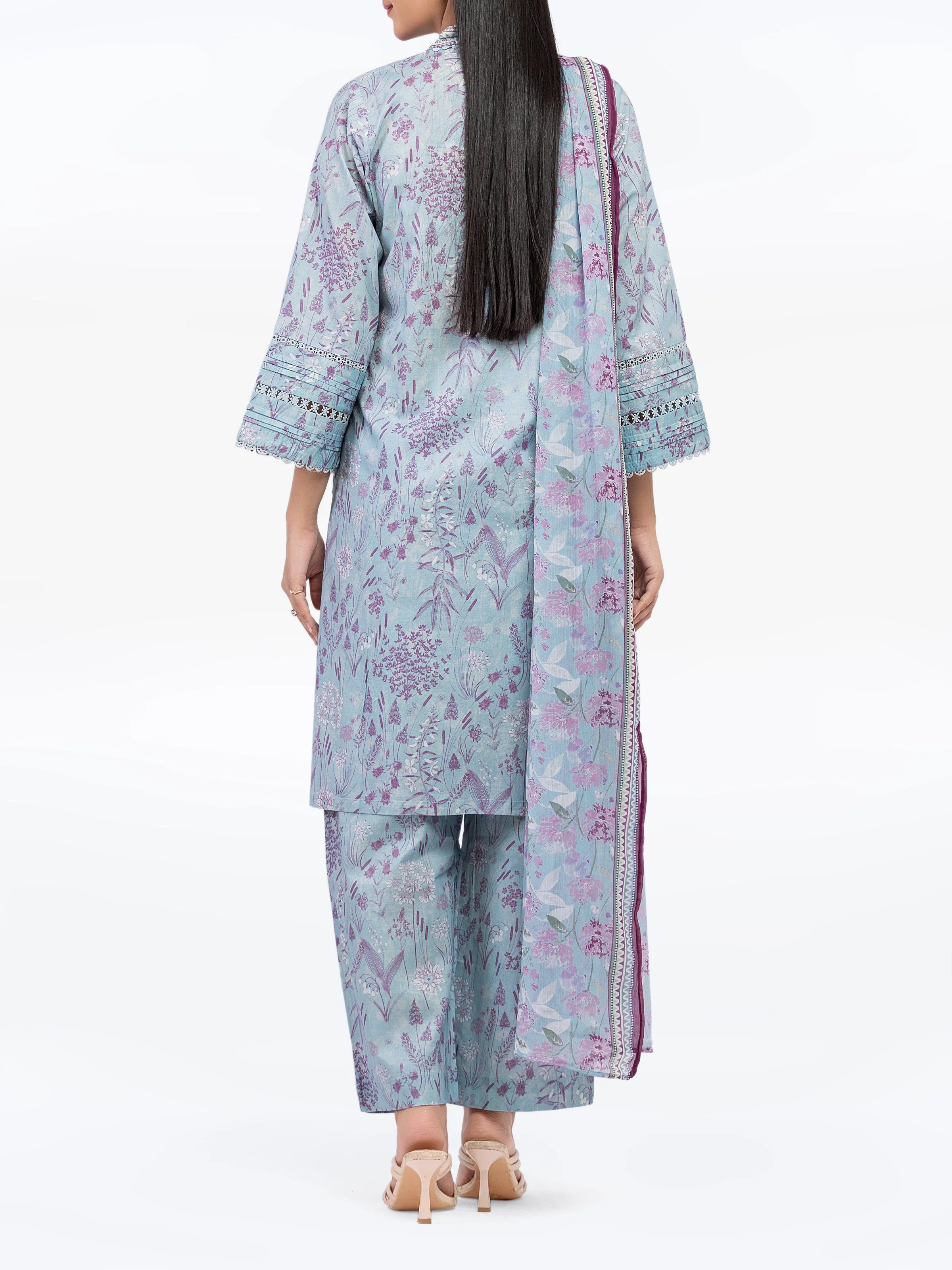 Pret Printed Cambric Suit - EWTKP5-81713-3P - Image 6