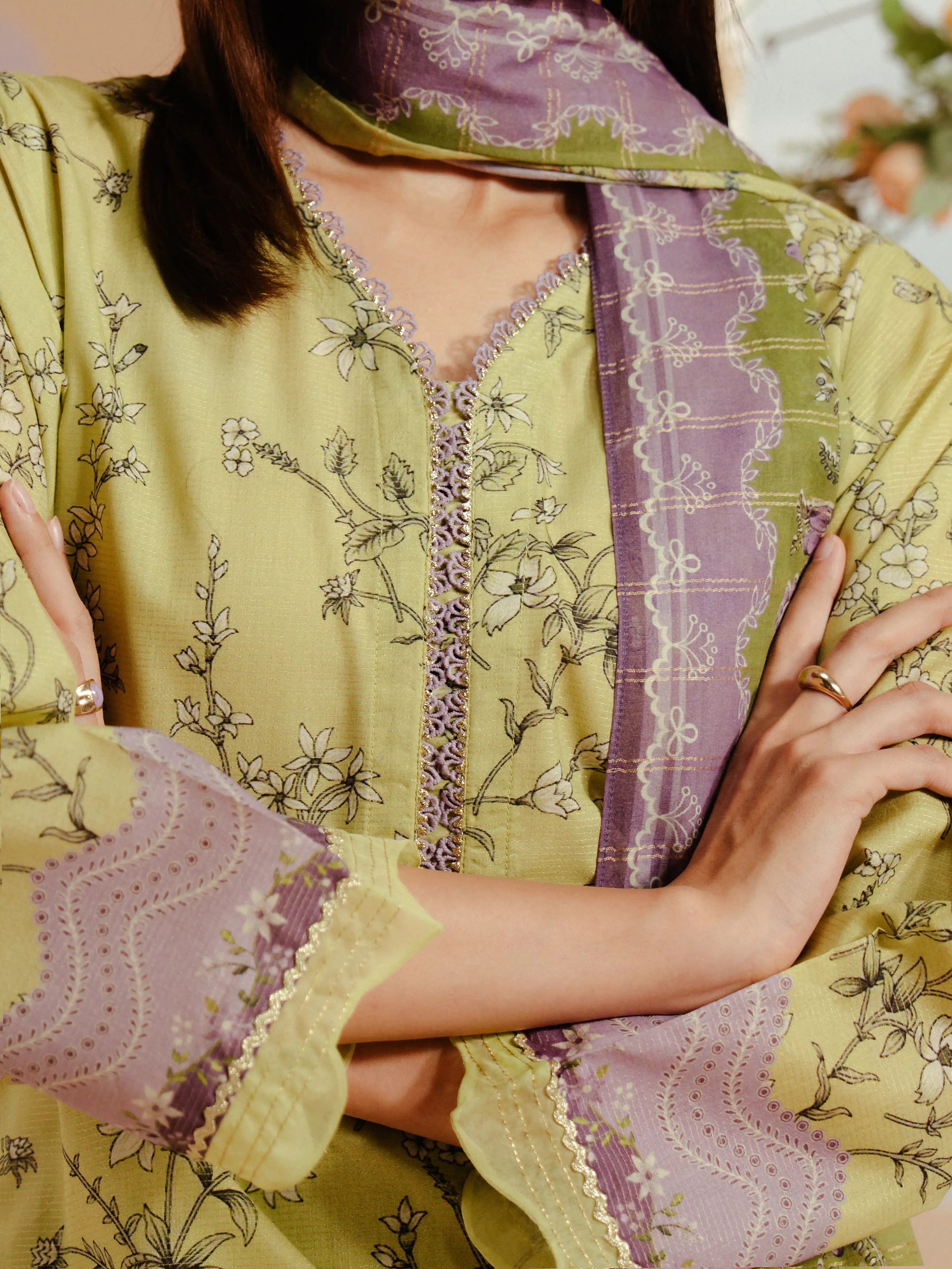 Pret Printed Cambric Suit - EWTKP5-81722-3P - Image 3