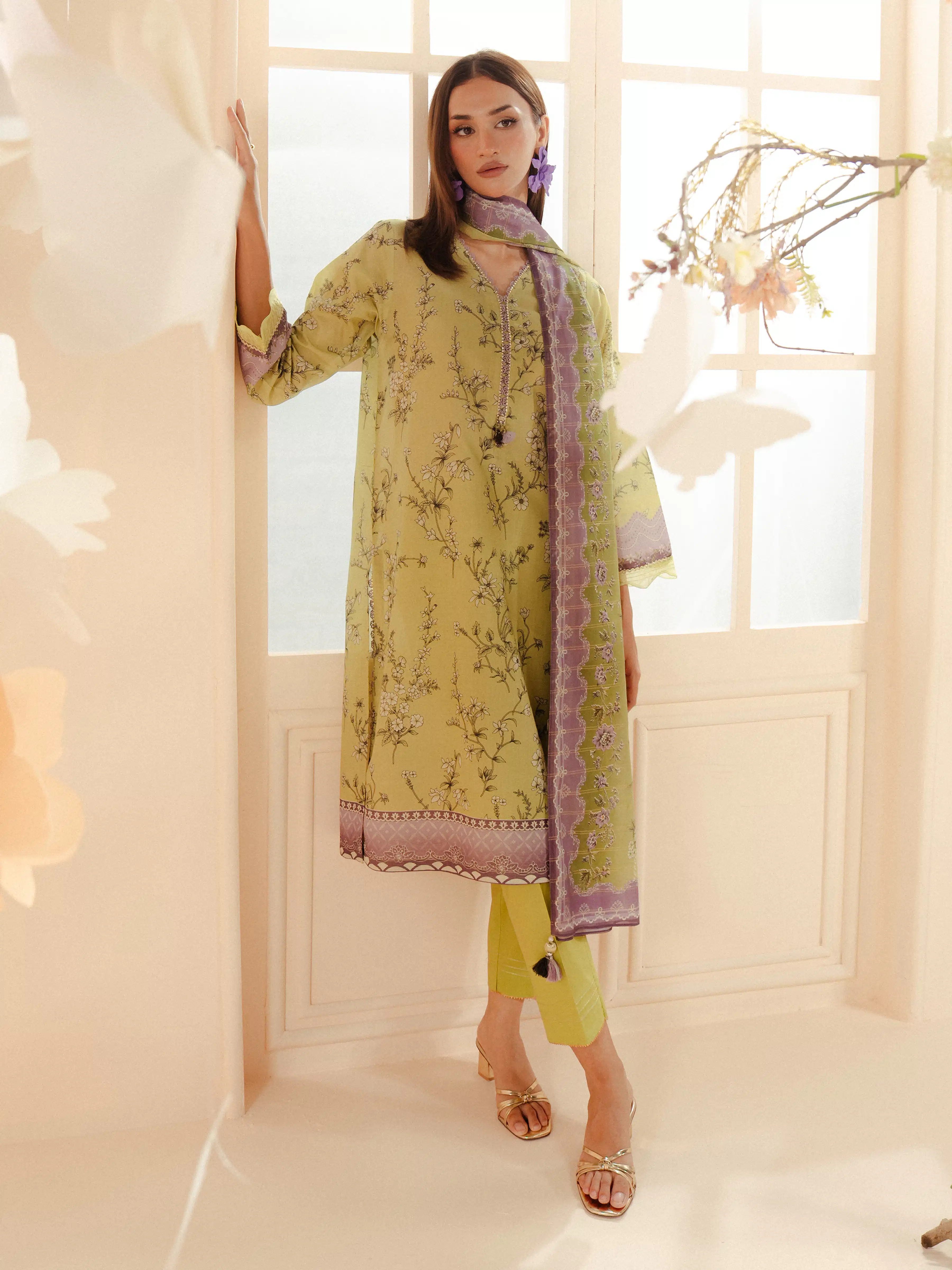Pret Printed Cambric Suit - EWTKP5-81722-3P - Image 5