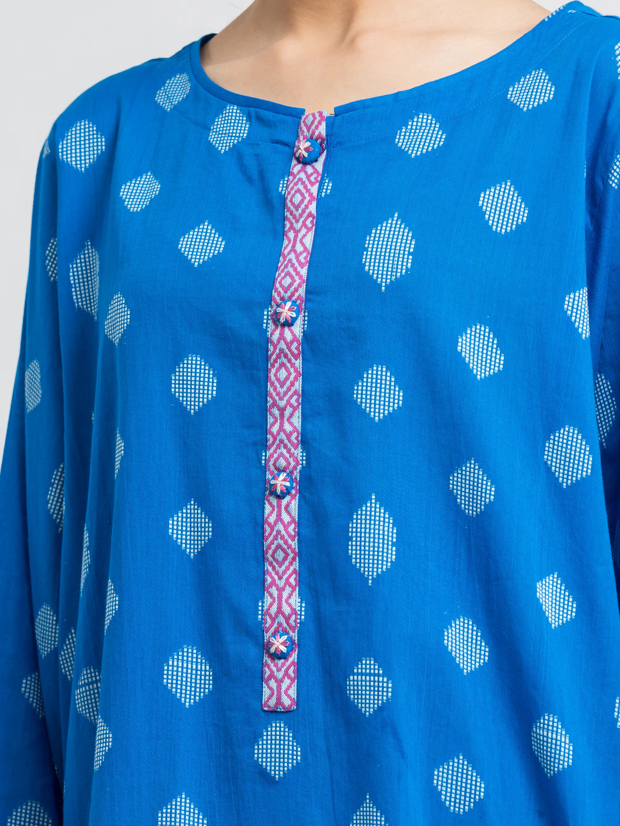 Pret Printed Jacquard Suit - EWTKP24-81166-3P - Image 2