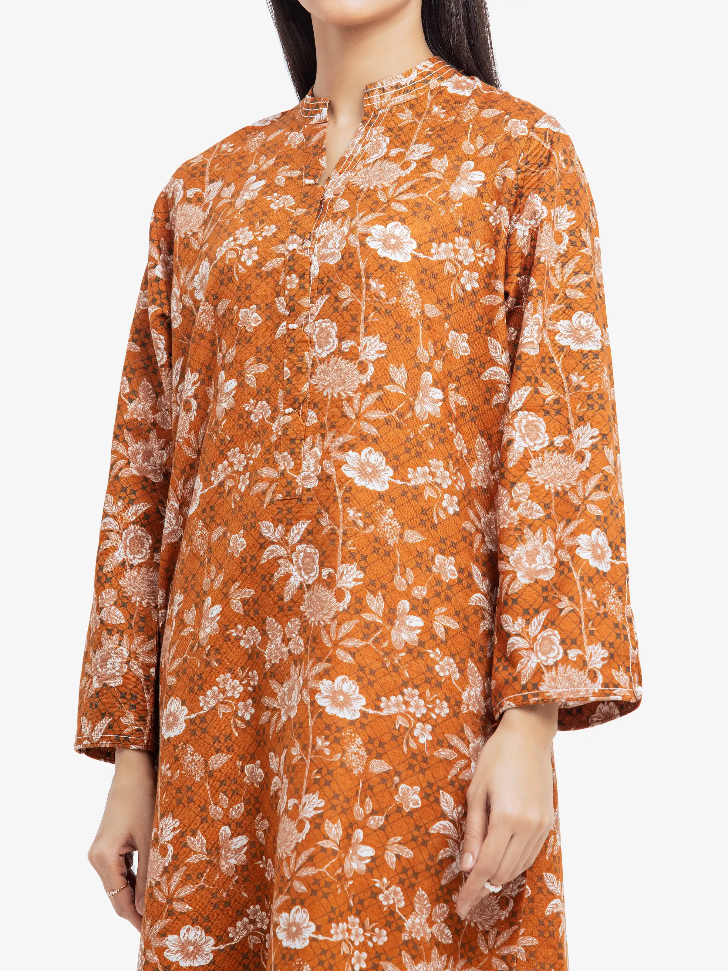 Pret Printed Khaddar Suit - EWTKP24-81073-3P - Image 3