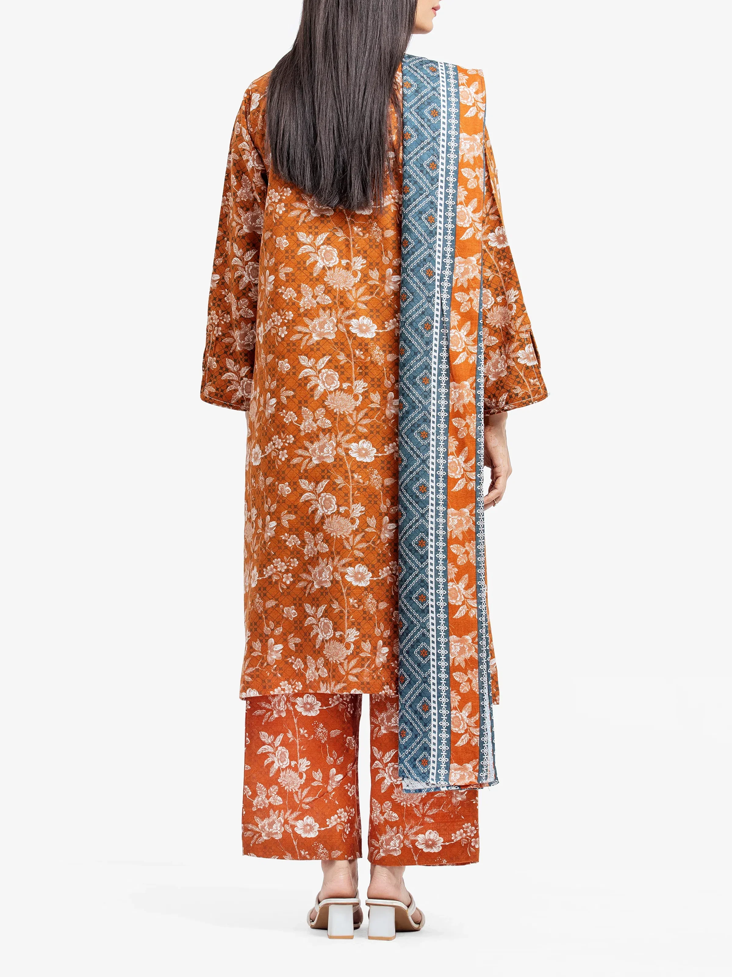 Pret Printed Khaddar Suit - EWTKP24-81073-3P - Image 5