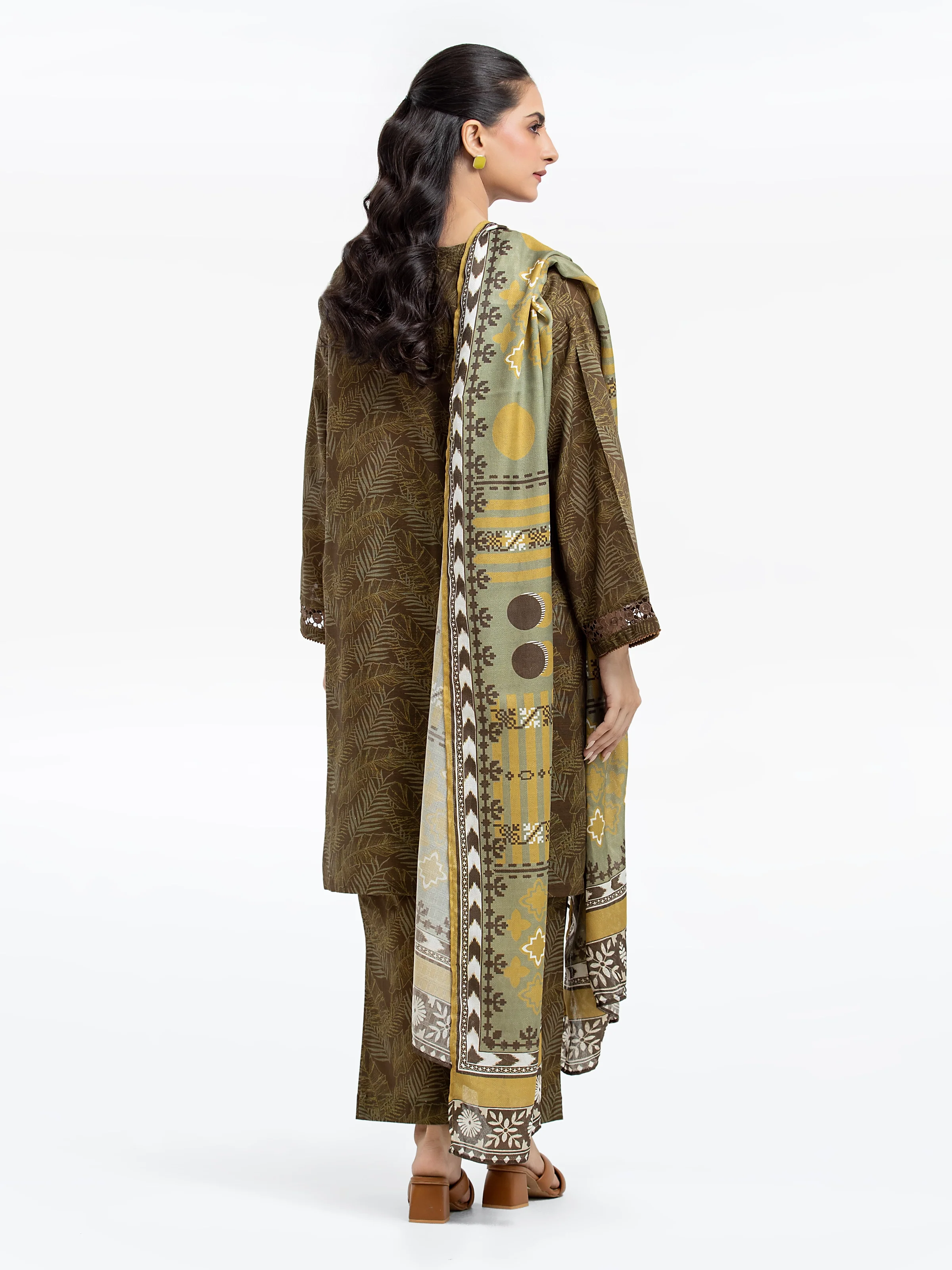Pret Printed Khaddar Suit - EWTKP24-81322-3P - Image 5