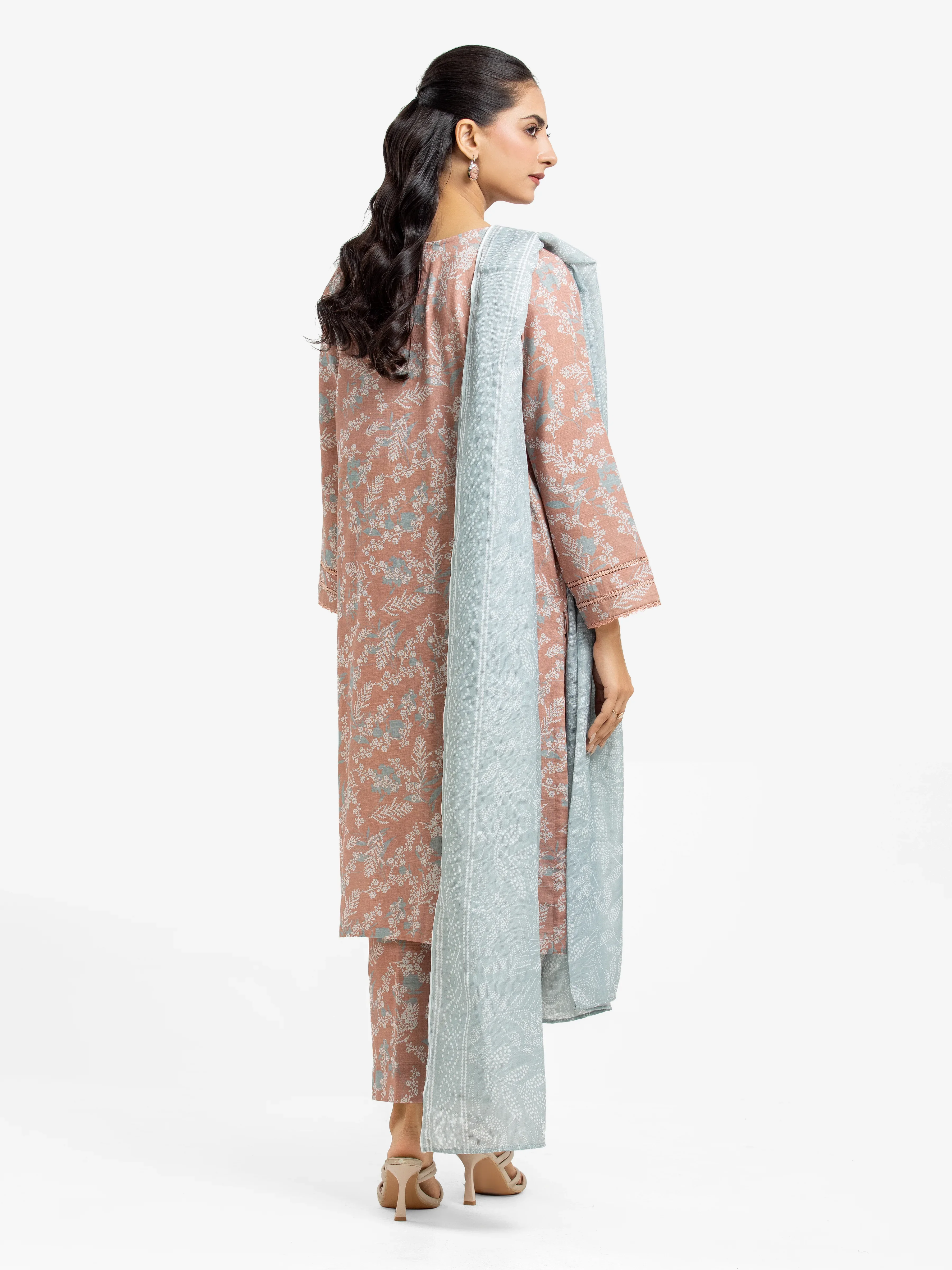 Pret Printed Khaddar Suit - EWTKP24-81356-3P - Image 5