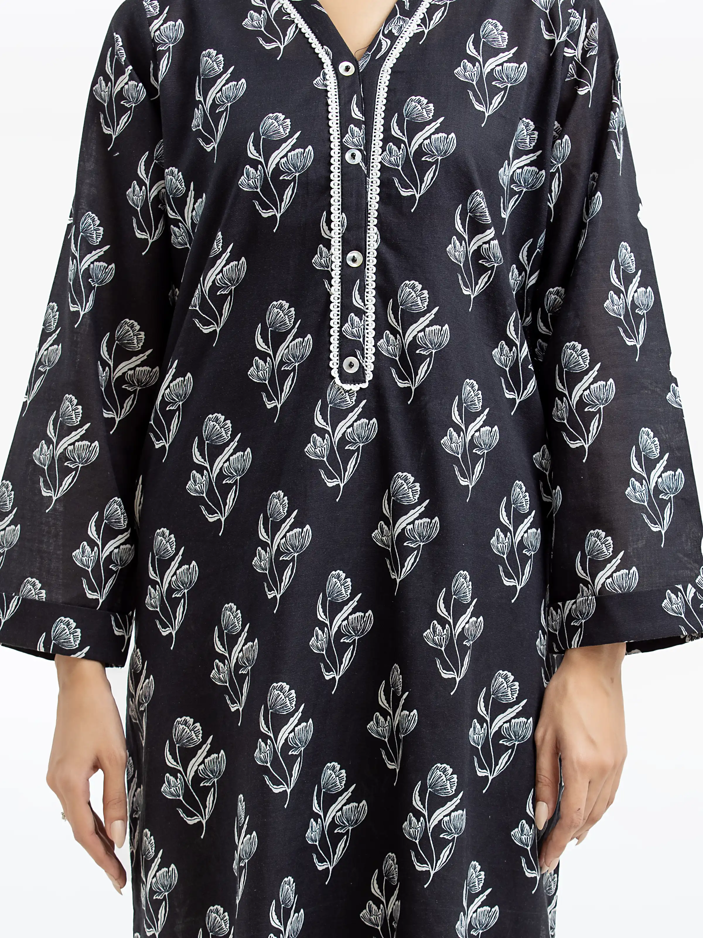 Pret Printed Khaddar Suit - EWTKP24-81359-3P - Image 3