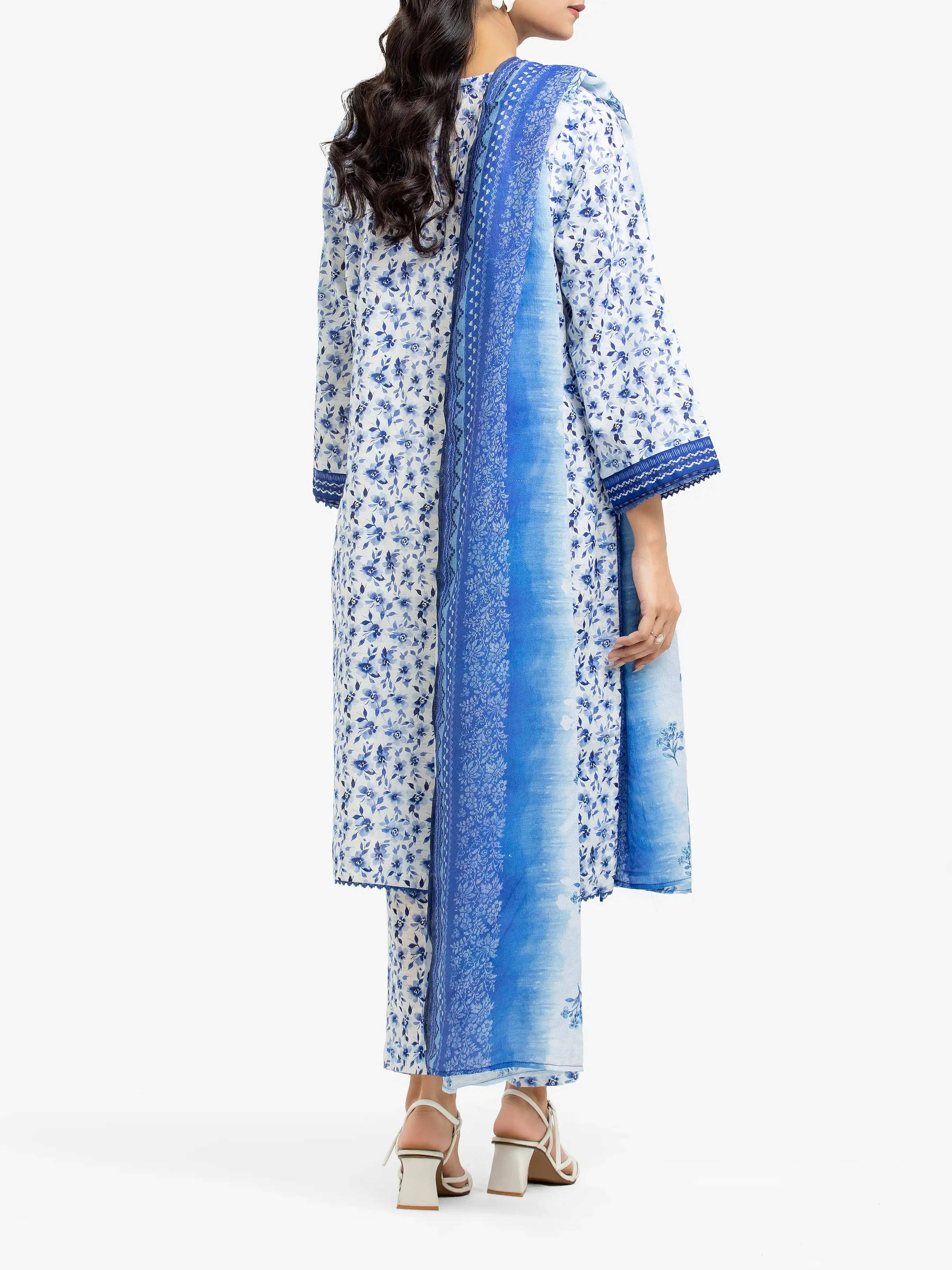 Pret Printed Khaddar Suit - EWTKP24-81360-3P - Image 5