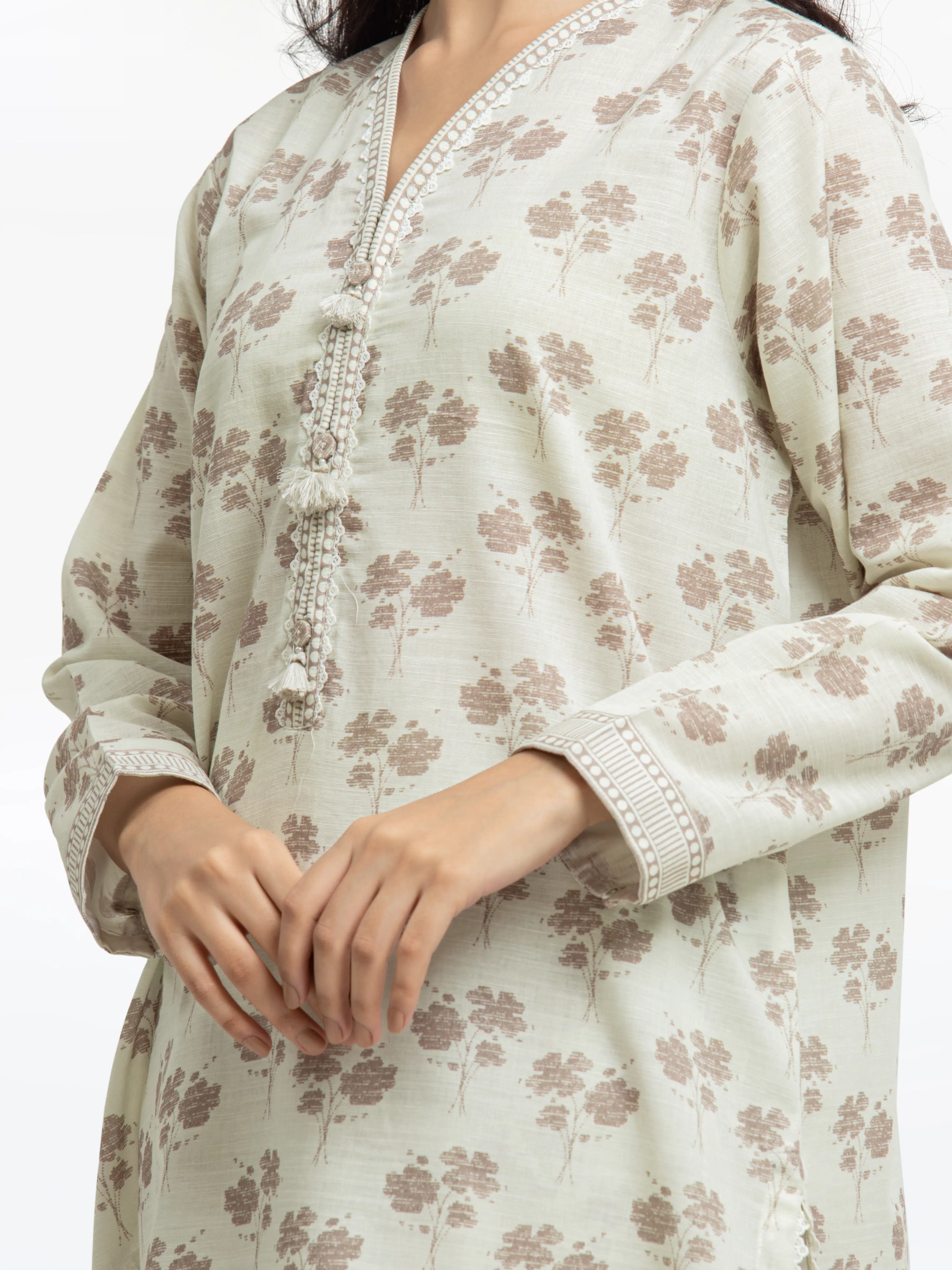 Pret Printed Khaddar Suit - EWTKP24-81361-3P - Image 3