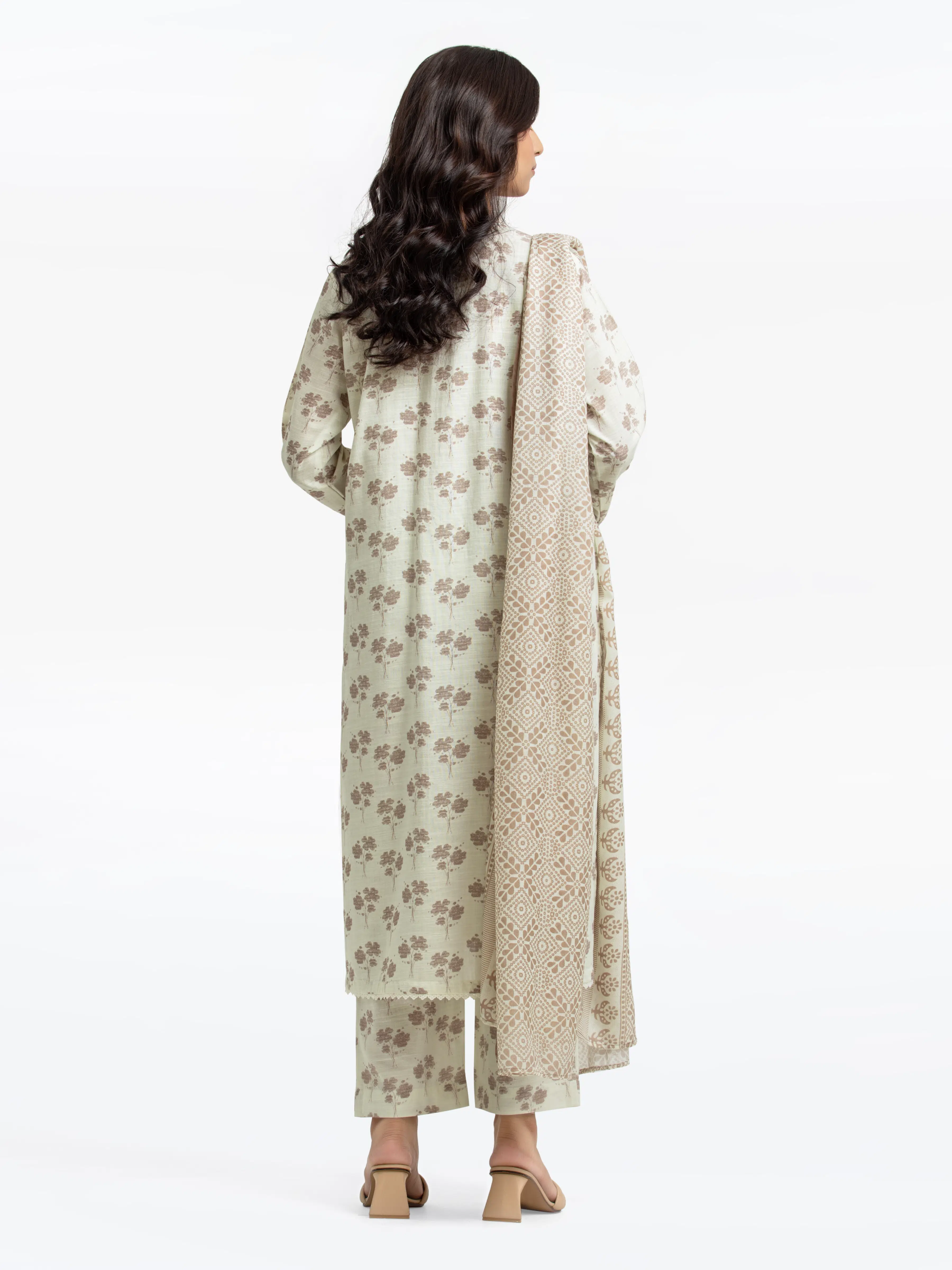 Pret Printed Khaddar Suit - EWTKP24-81361-3P - Image 5