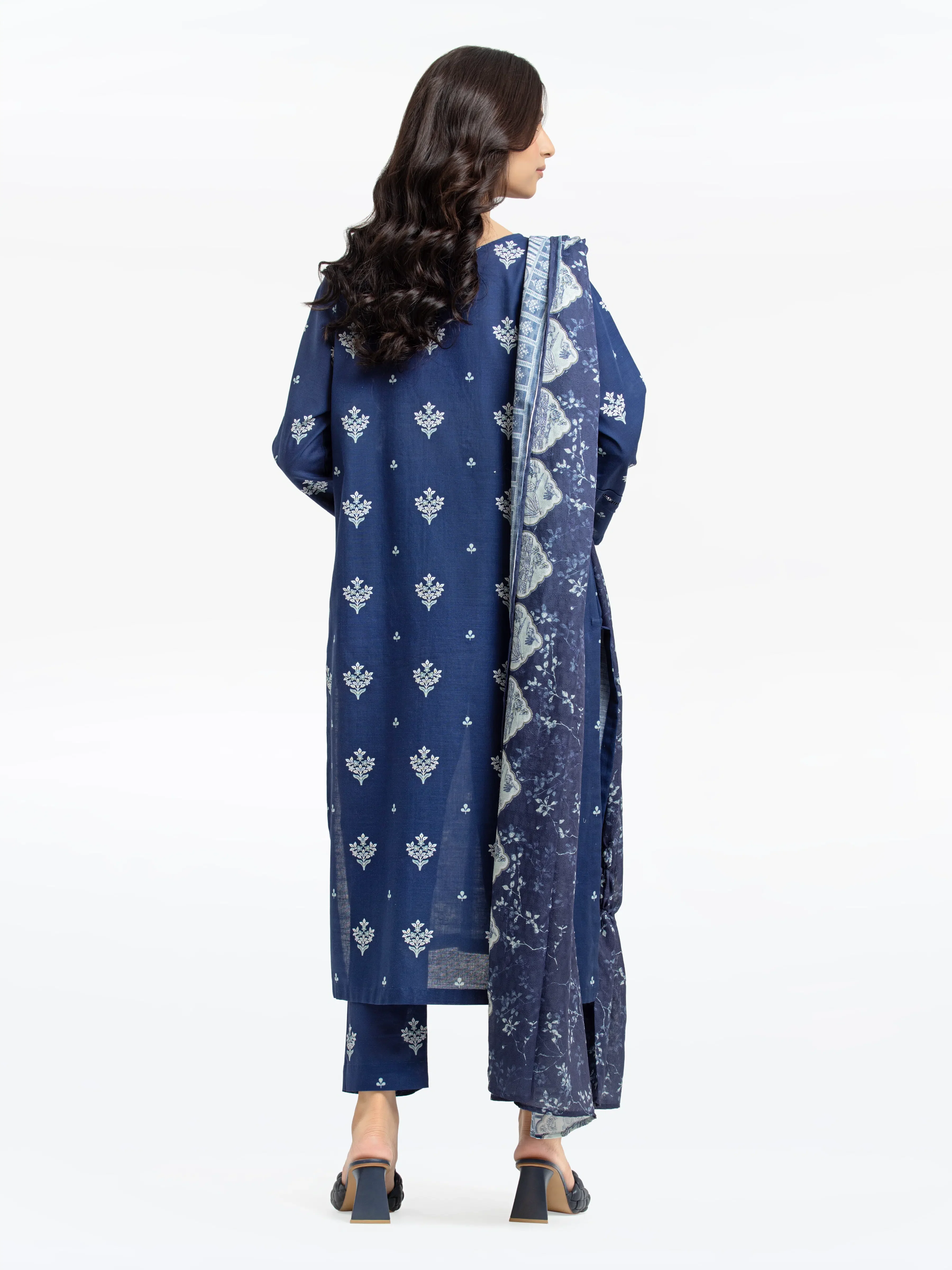 Pret Printed Khaddar Suit - EWTKP24-81364-3P - Image 4