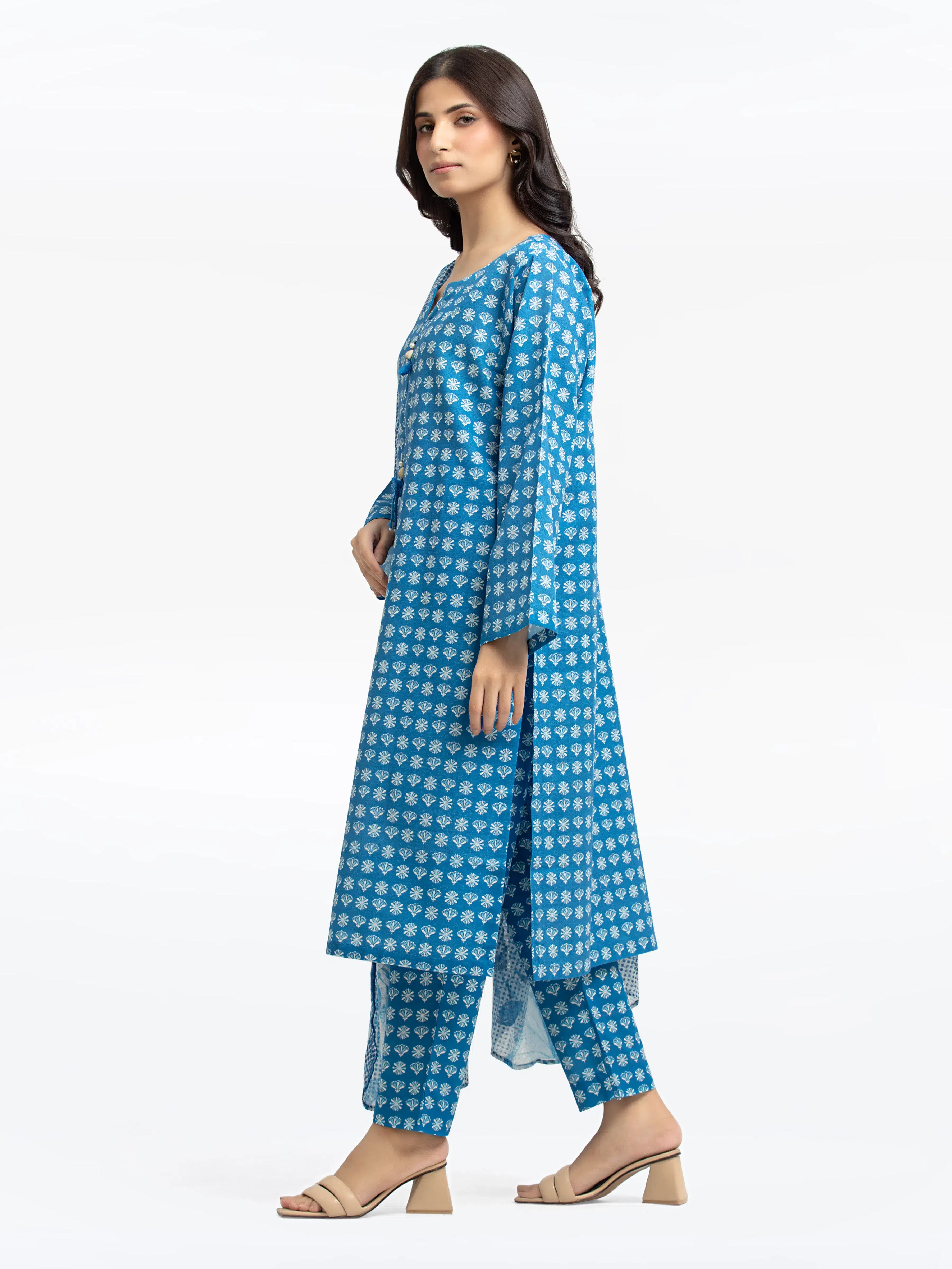 Pret Printed Khaddar Suit - EWTKP24-81365-3P - Image 4