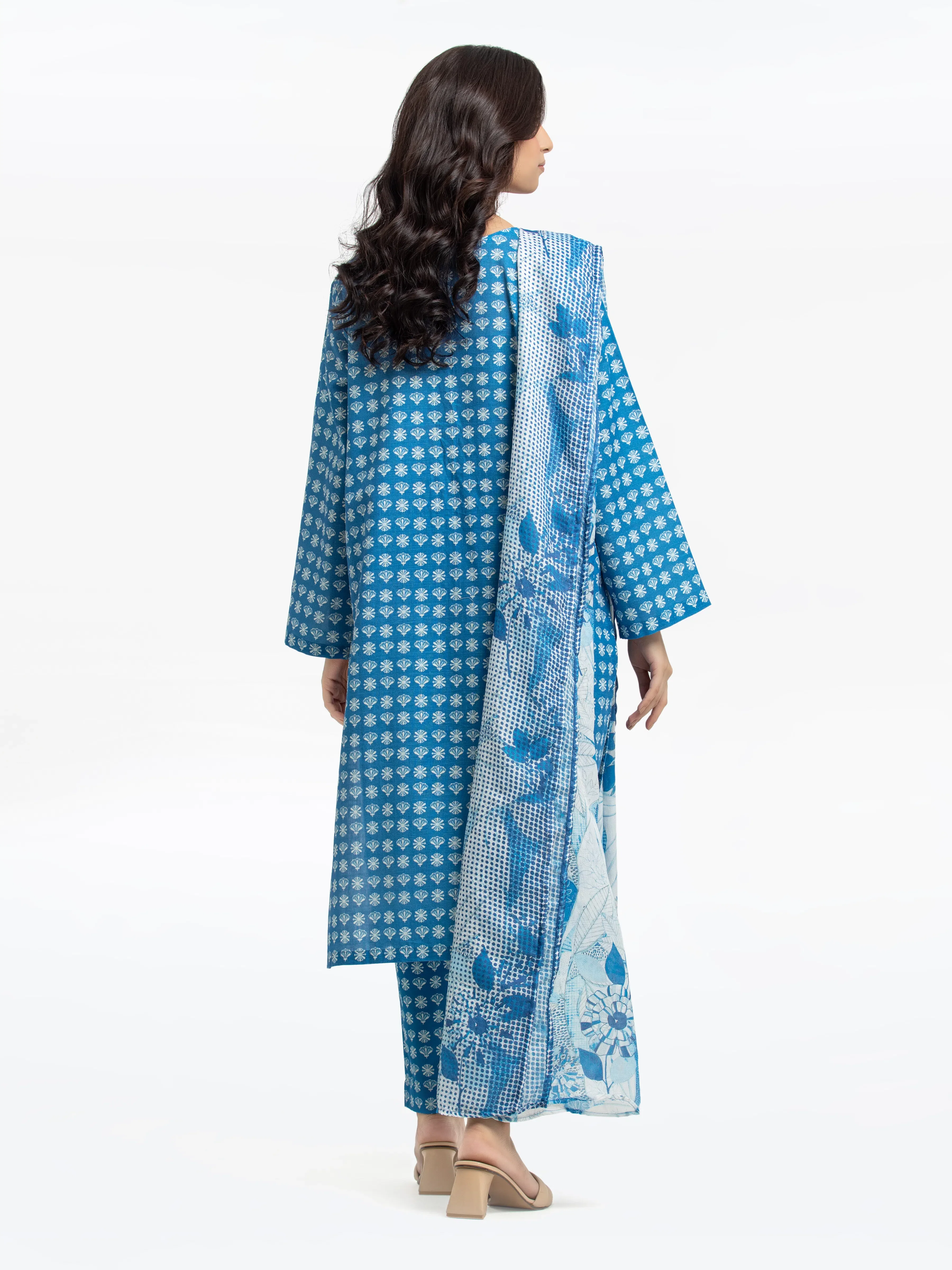 Pret Printed Khaddar Suit - EWTKP24-81365-3P - Image 5