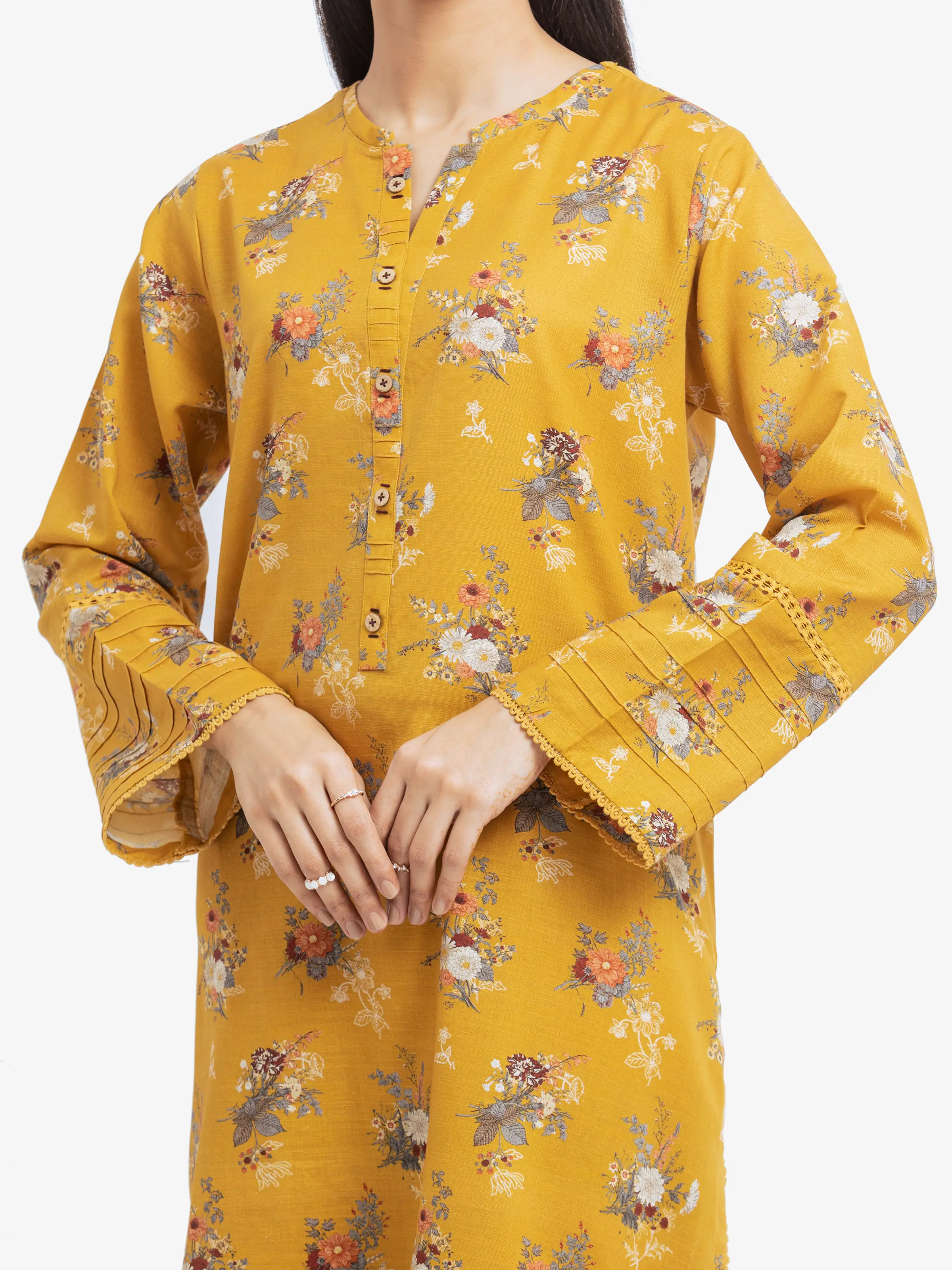 Pret Printed Khaddar Suit - EWTKP24-81490-3P - Image 3
