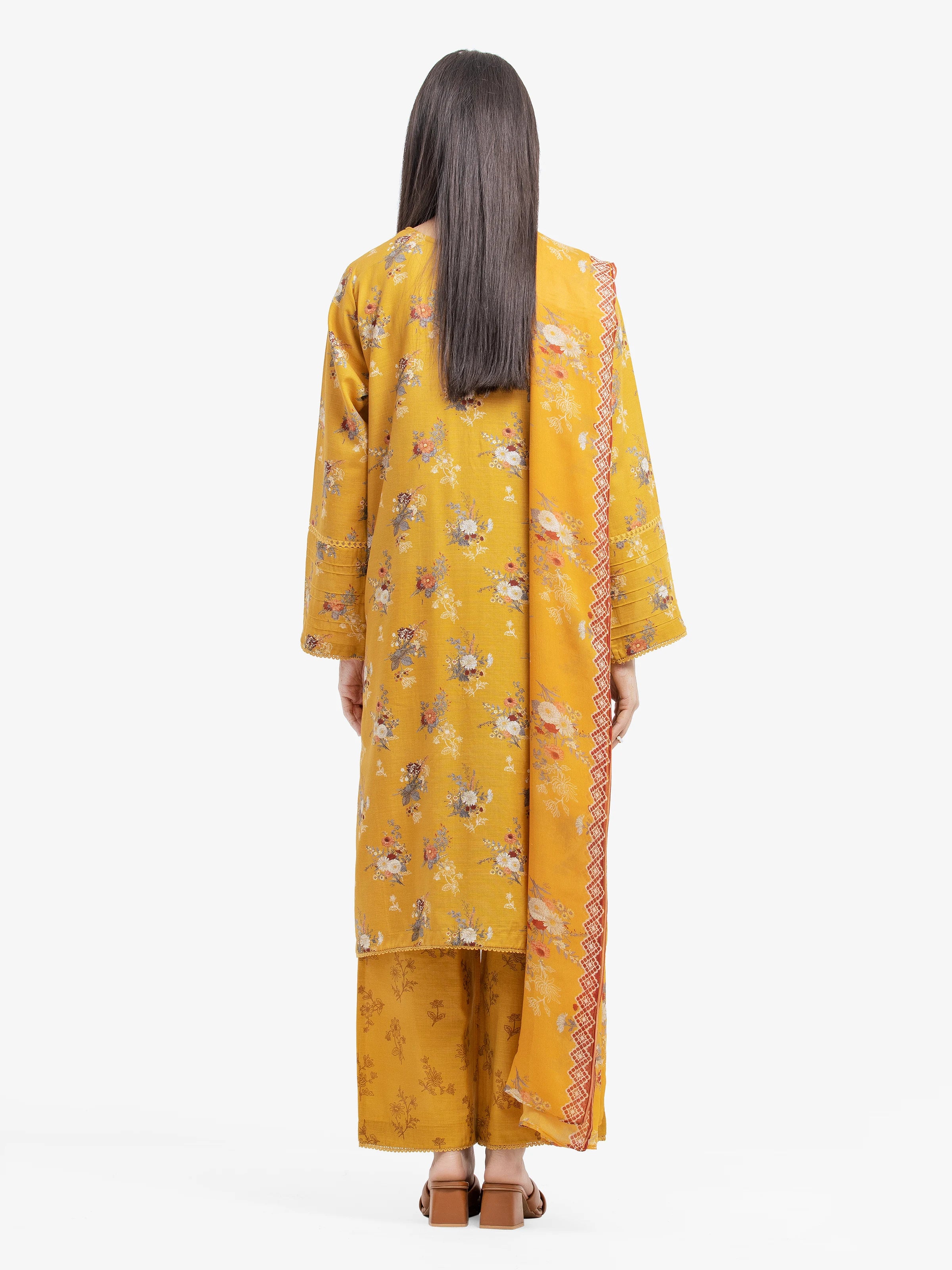 Pret Printed Khaddar Suit - EWTKP24-81490-3P - Image 5