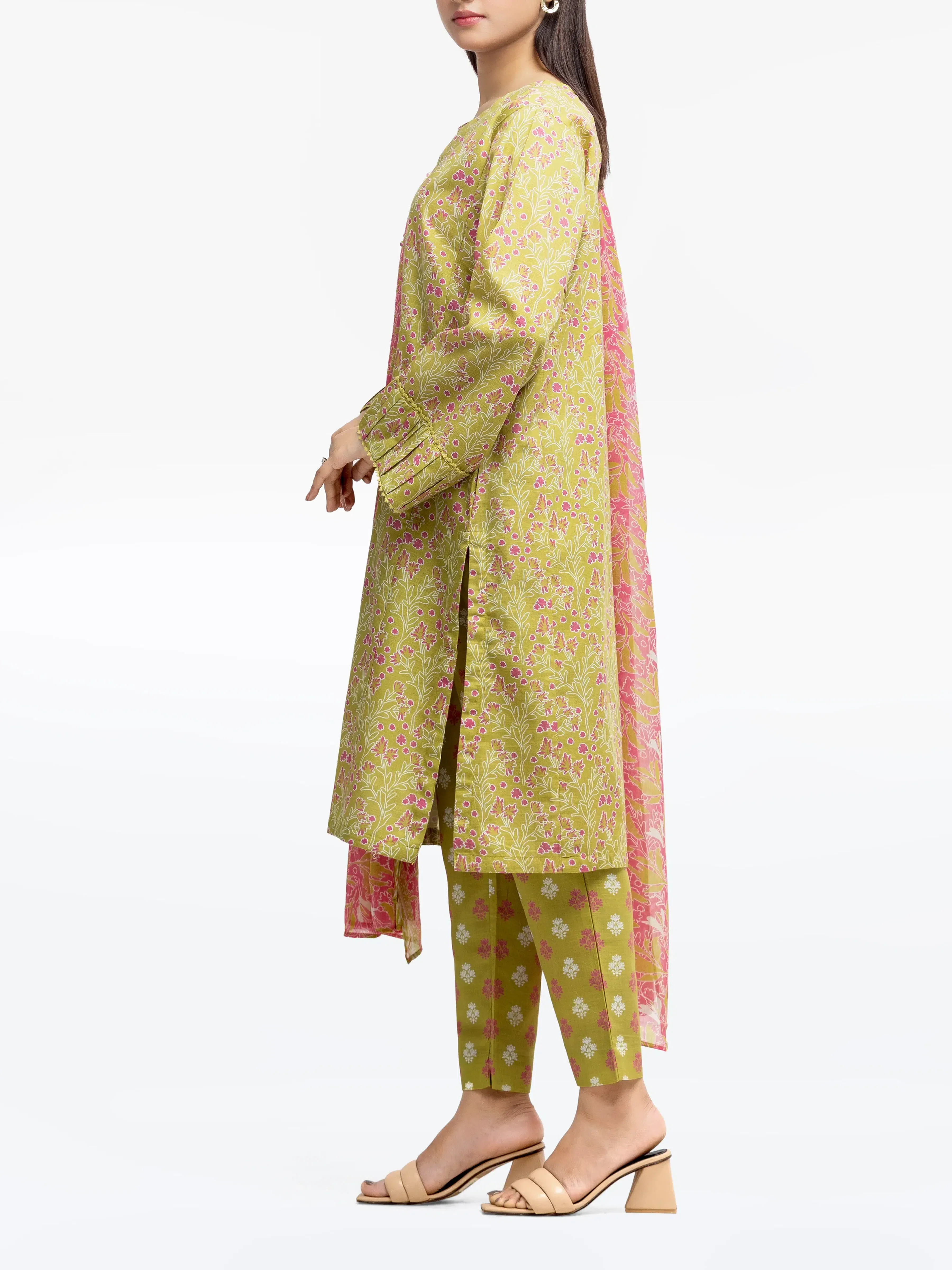 Pret Printed Khaddar Suit - EWTKP24-81491-3P - Image 5