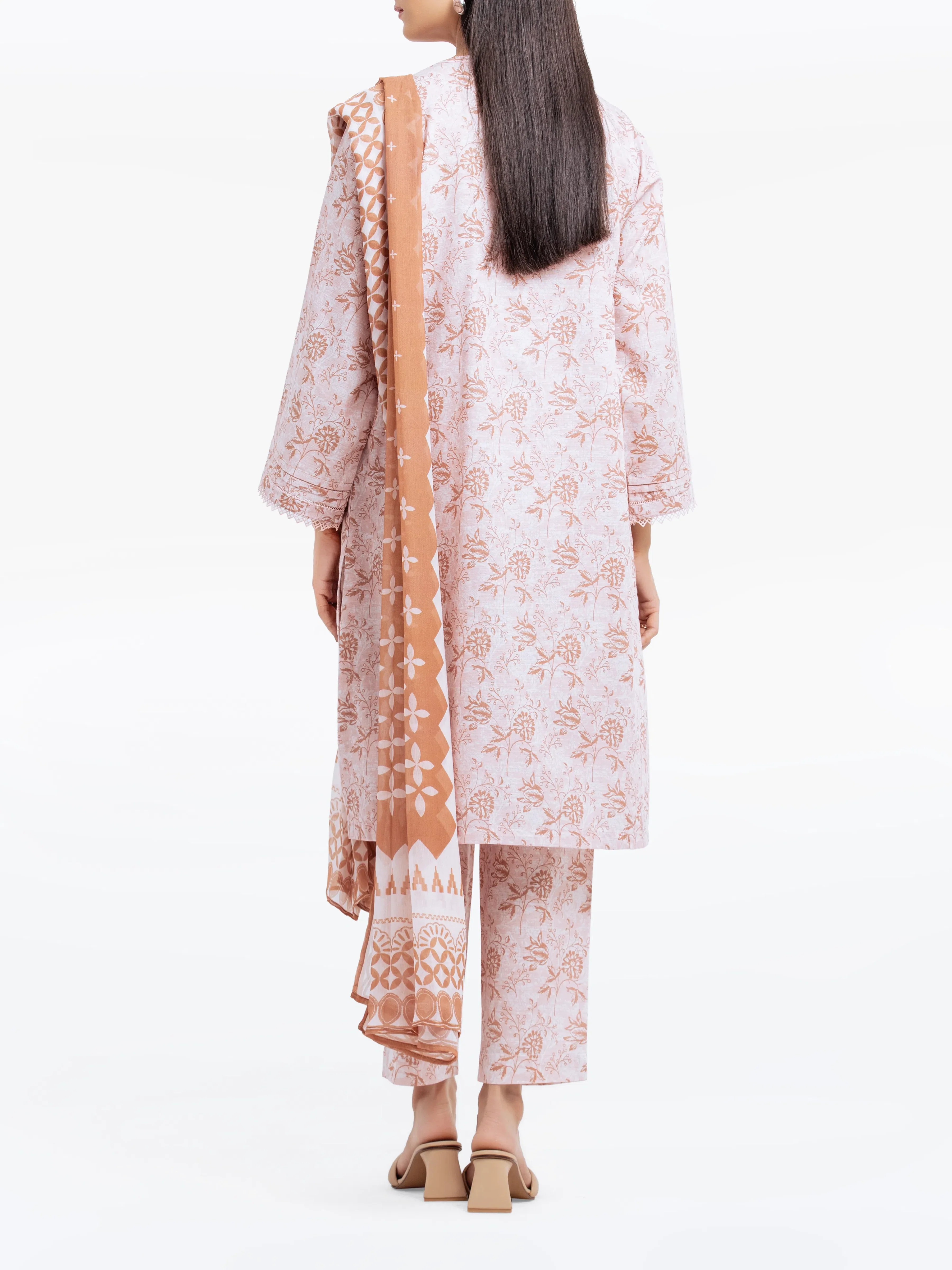 Pret Printed Khaddar Suit - EWTKP24-81494-3P - Image 6